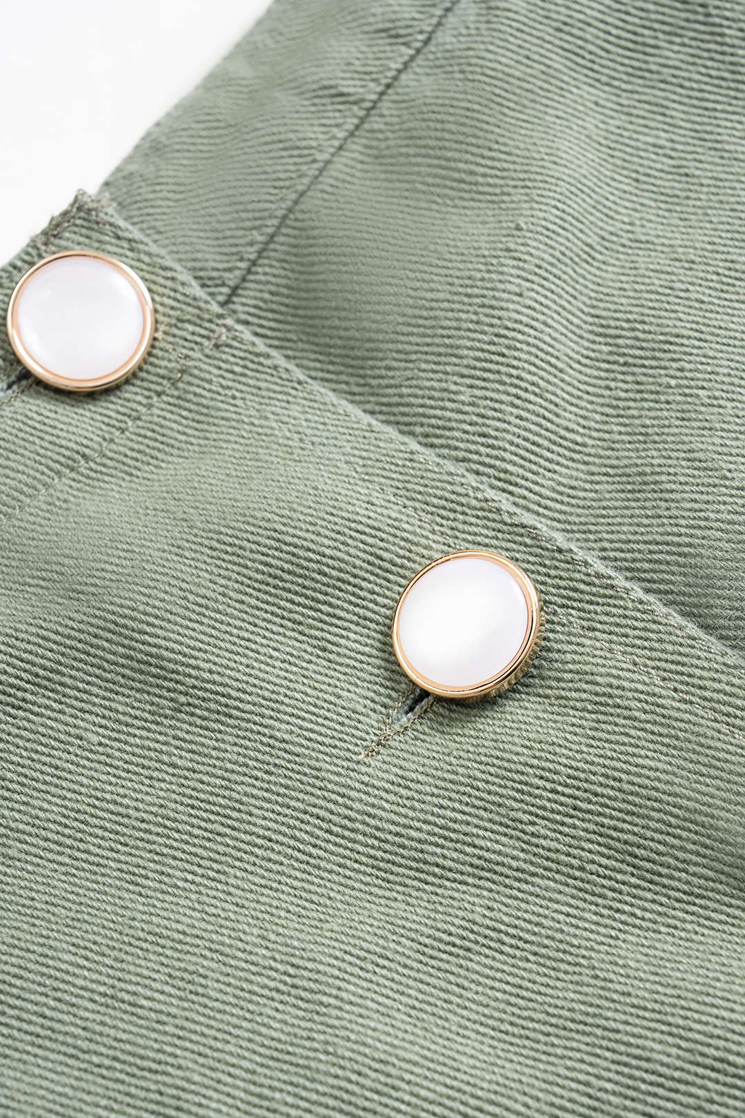 Denim Buttoned Shorts