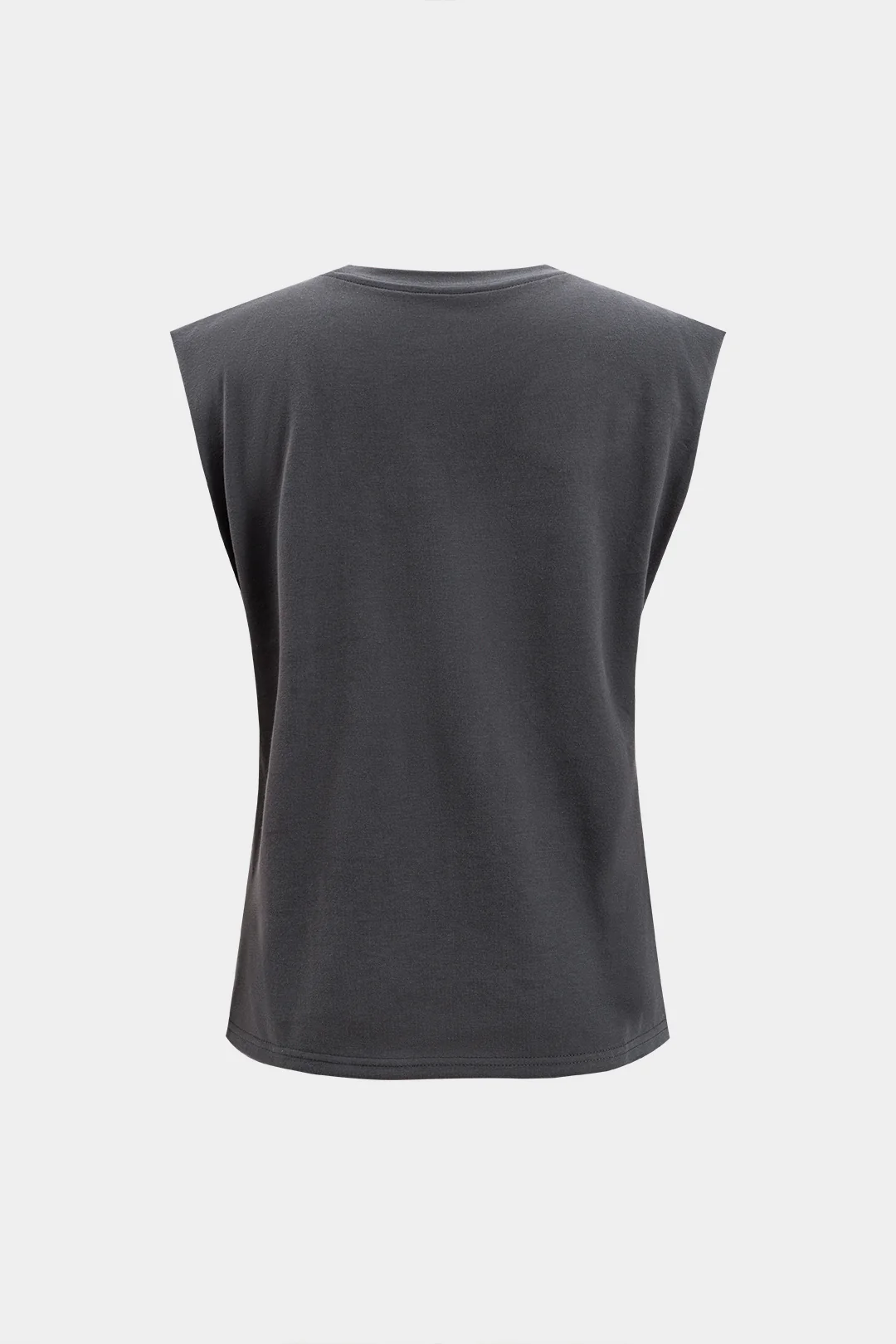 Ruched Sleeveless Top And Skirt Set