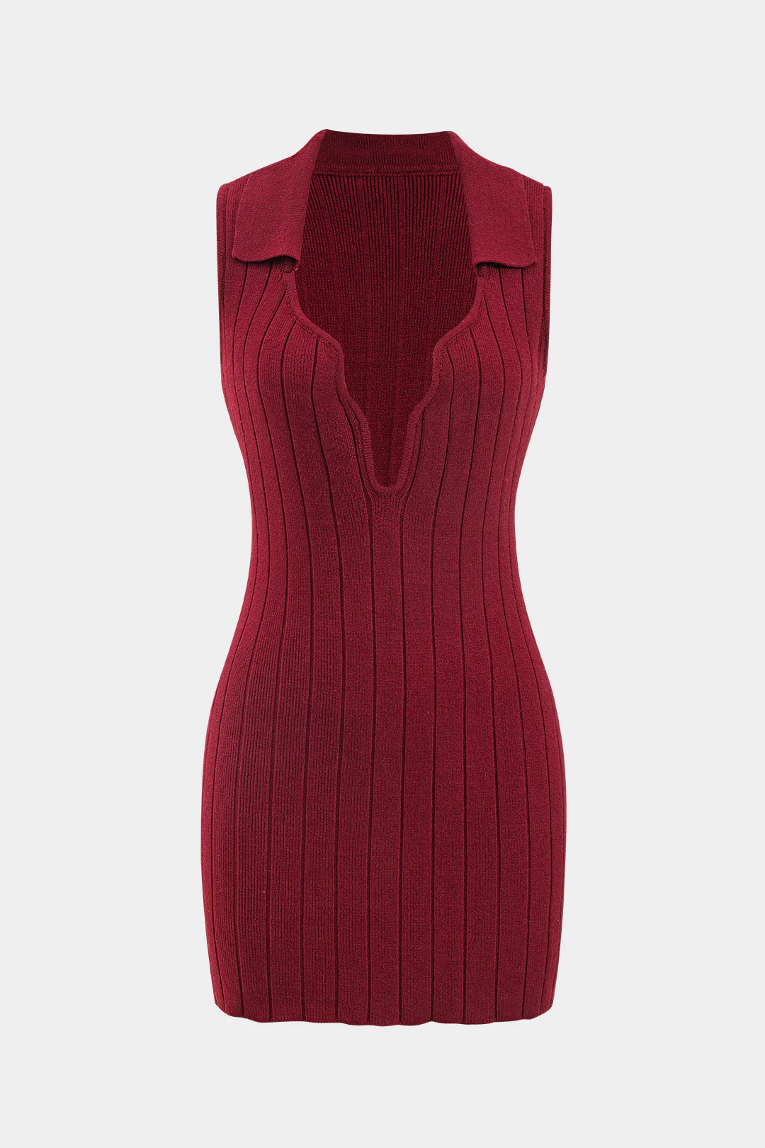 Knit Sleeveless Sweater Dress