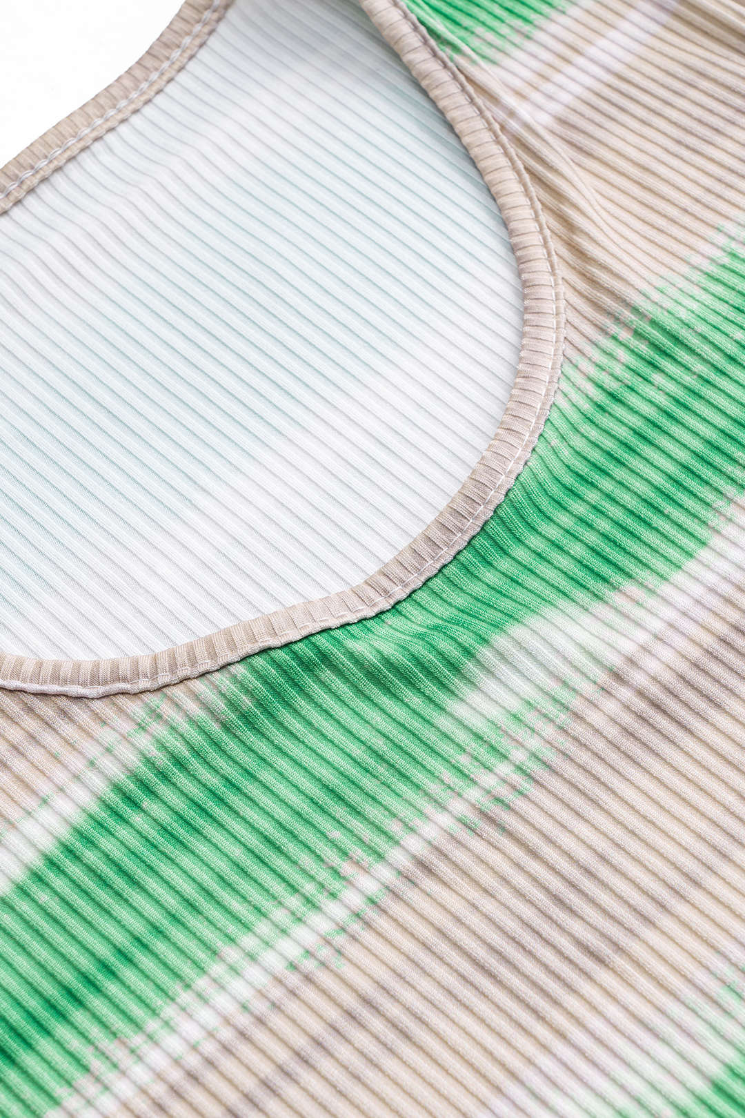 Contrast Textured Short Sleeve Top And Skirt Set