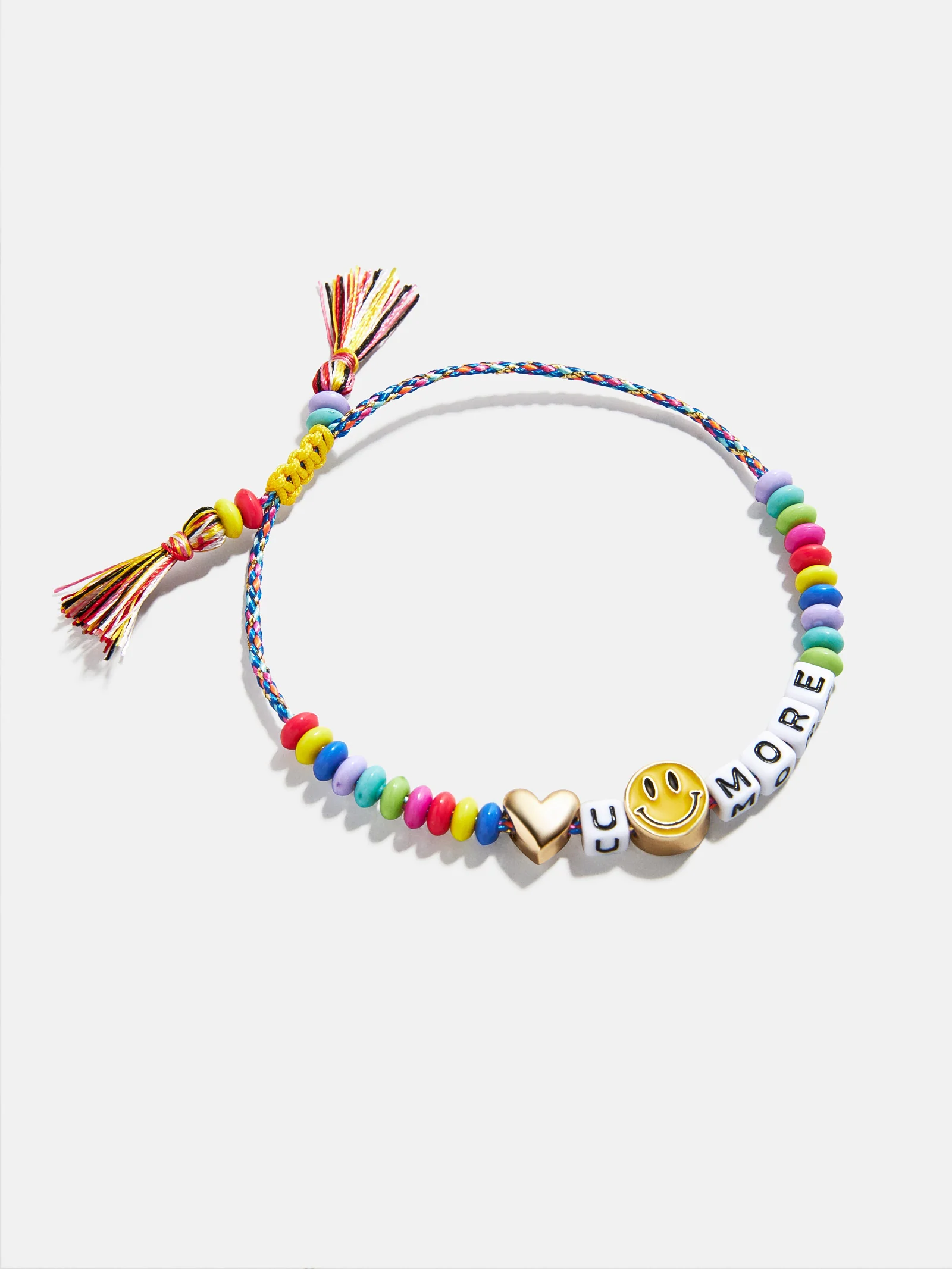 Kids' Love U More Beaded Bracelet - Smiley Face