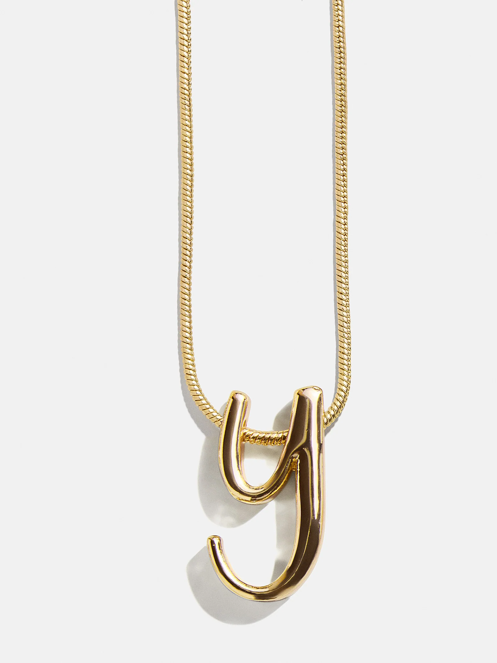 Classic Script Initial Necklace - Classic Script
