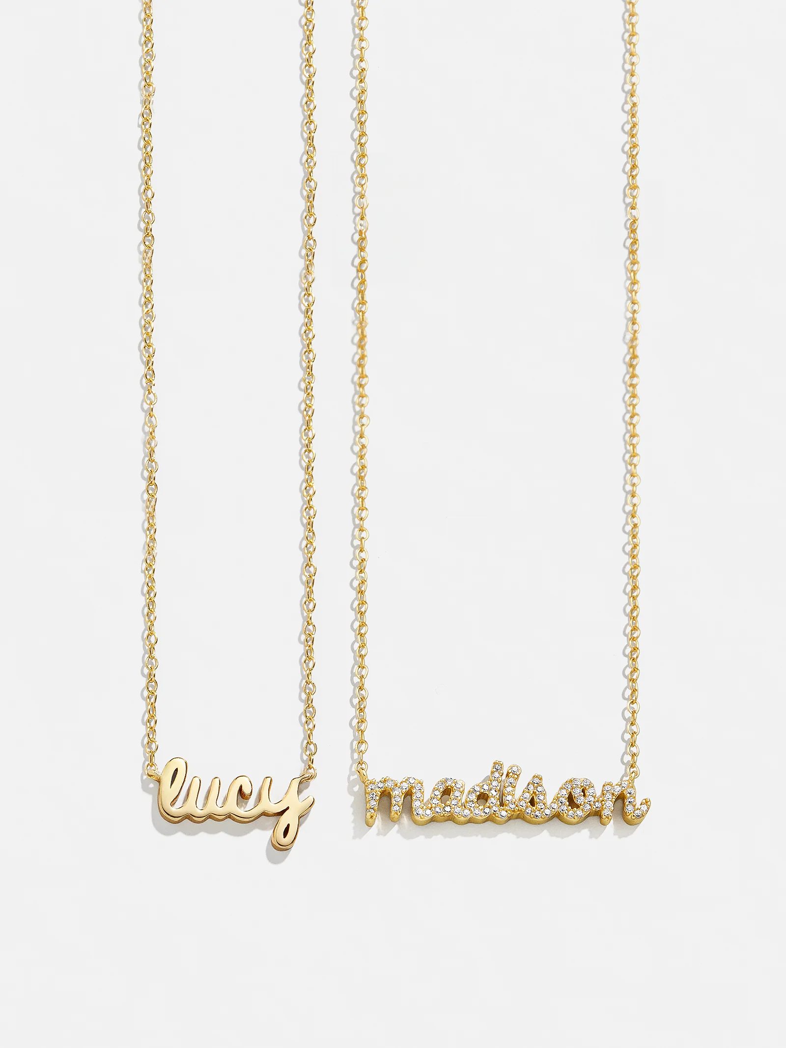 18K Gold Custom Nameplate Necklace - Mini Melbourne