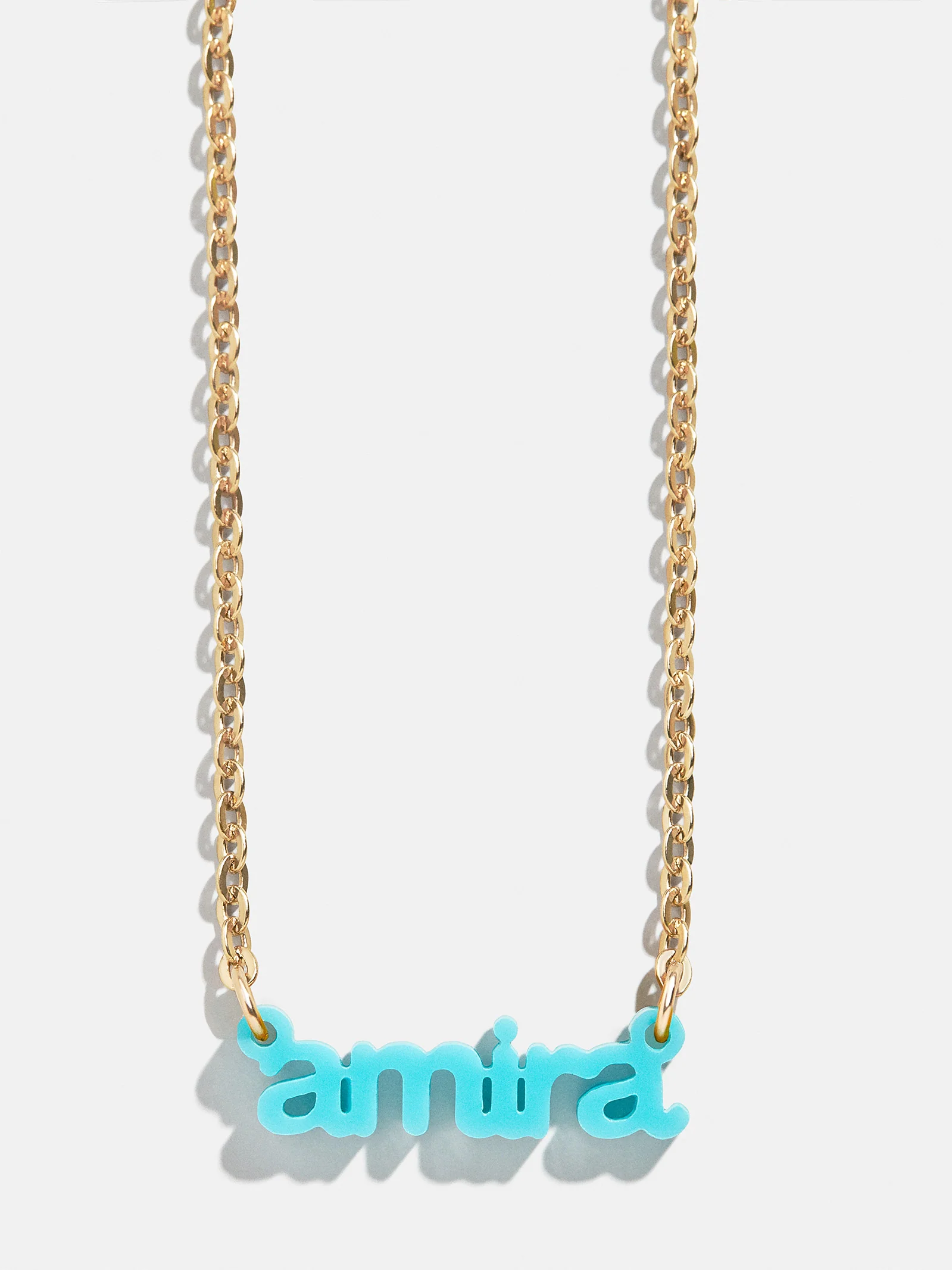 Acrylic Custom Nameplate Necklace