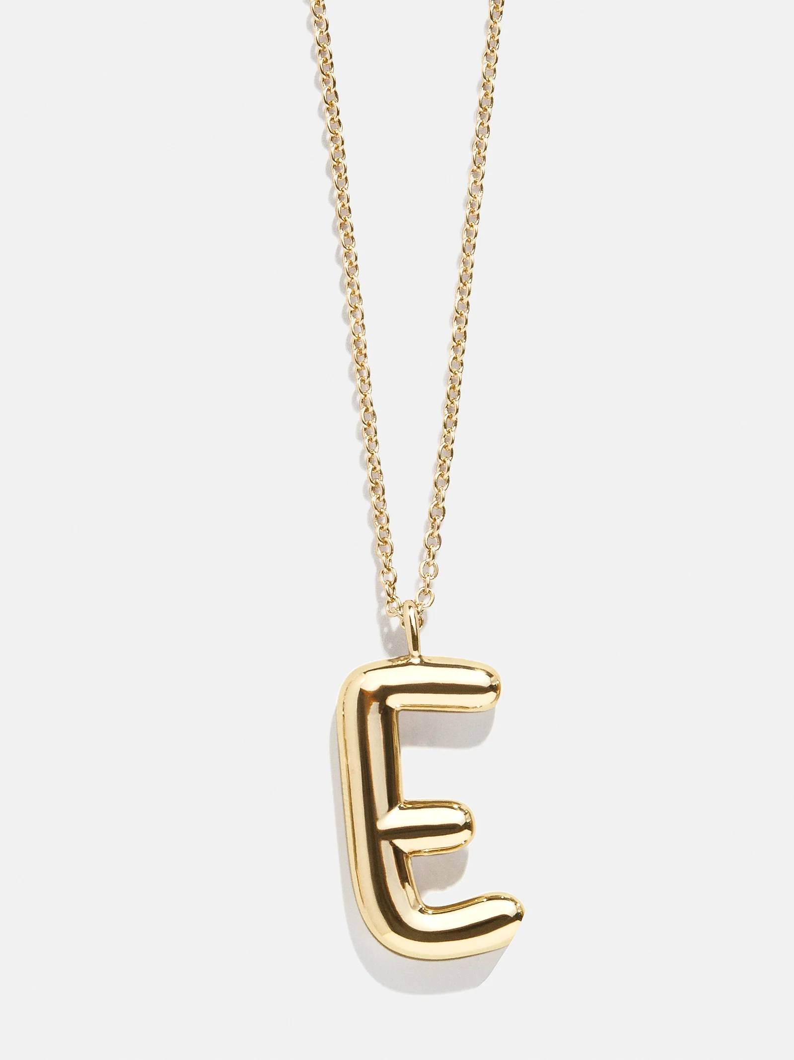 Bubble Script Initial Necklace - Bubble Script