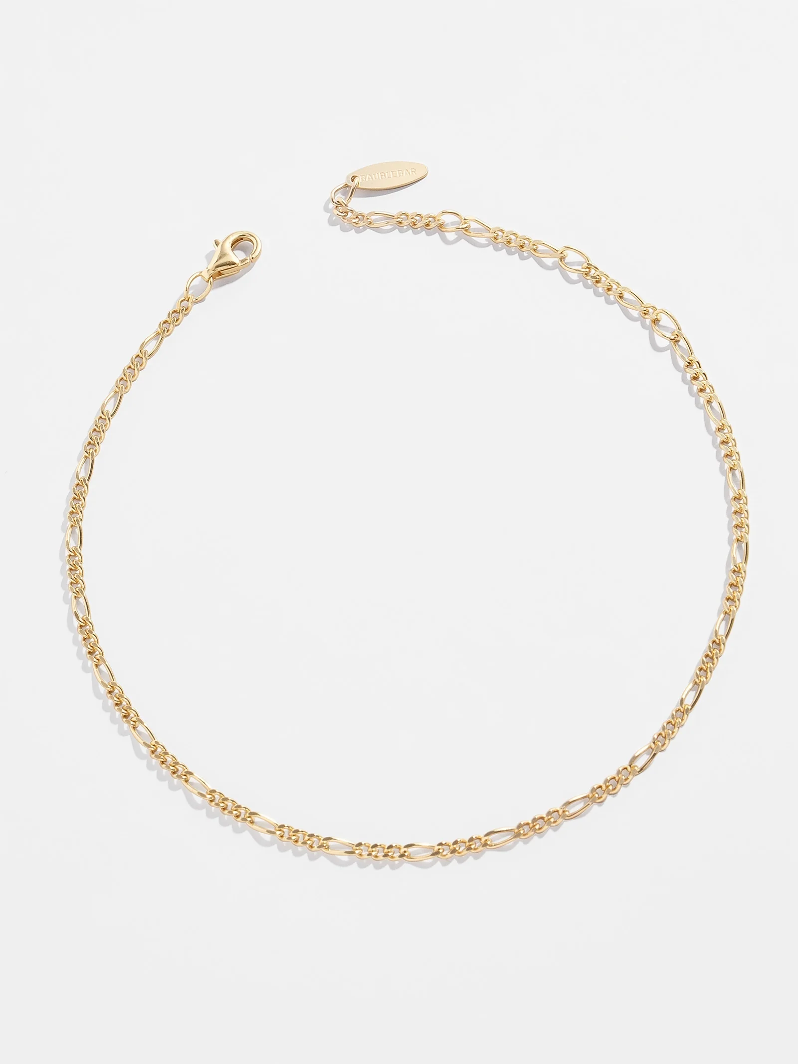Figaro 14K Gold Anklet - Gold
