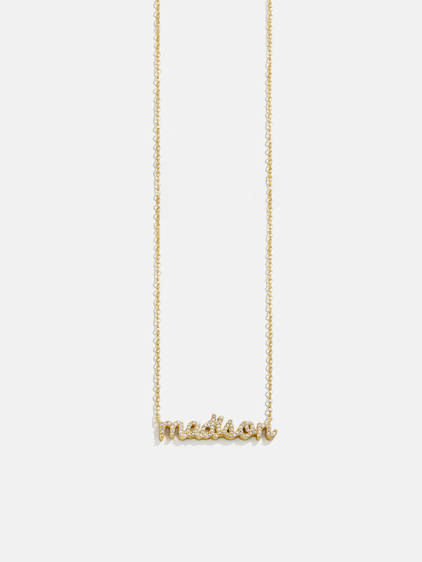 18K Gold Custom Nameplate Necklace - Mini Melbourne