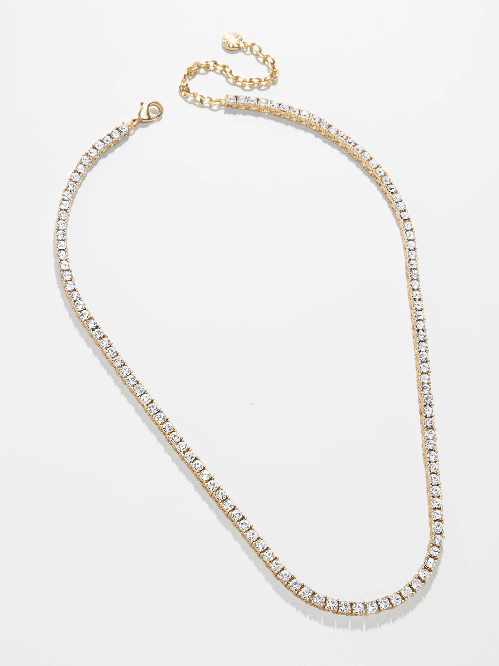 Bennett Classic Tennis Necklace - Gold Plated Brass
