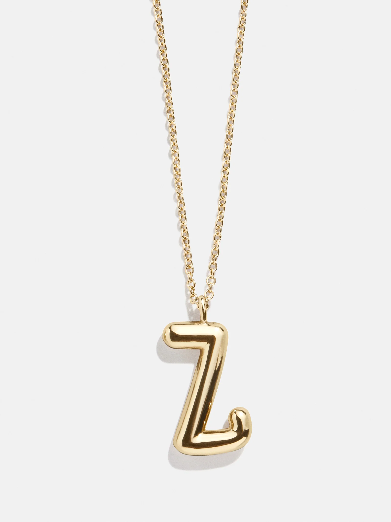 Bubble Script Initial Necklace - Bubble Script