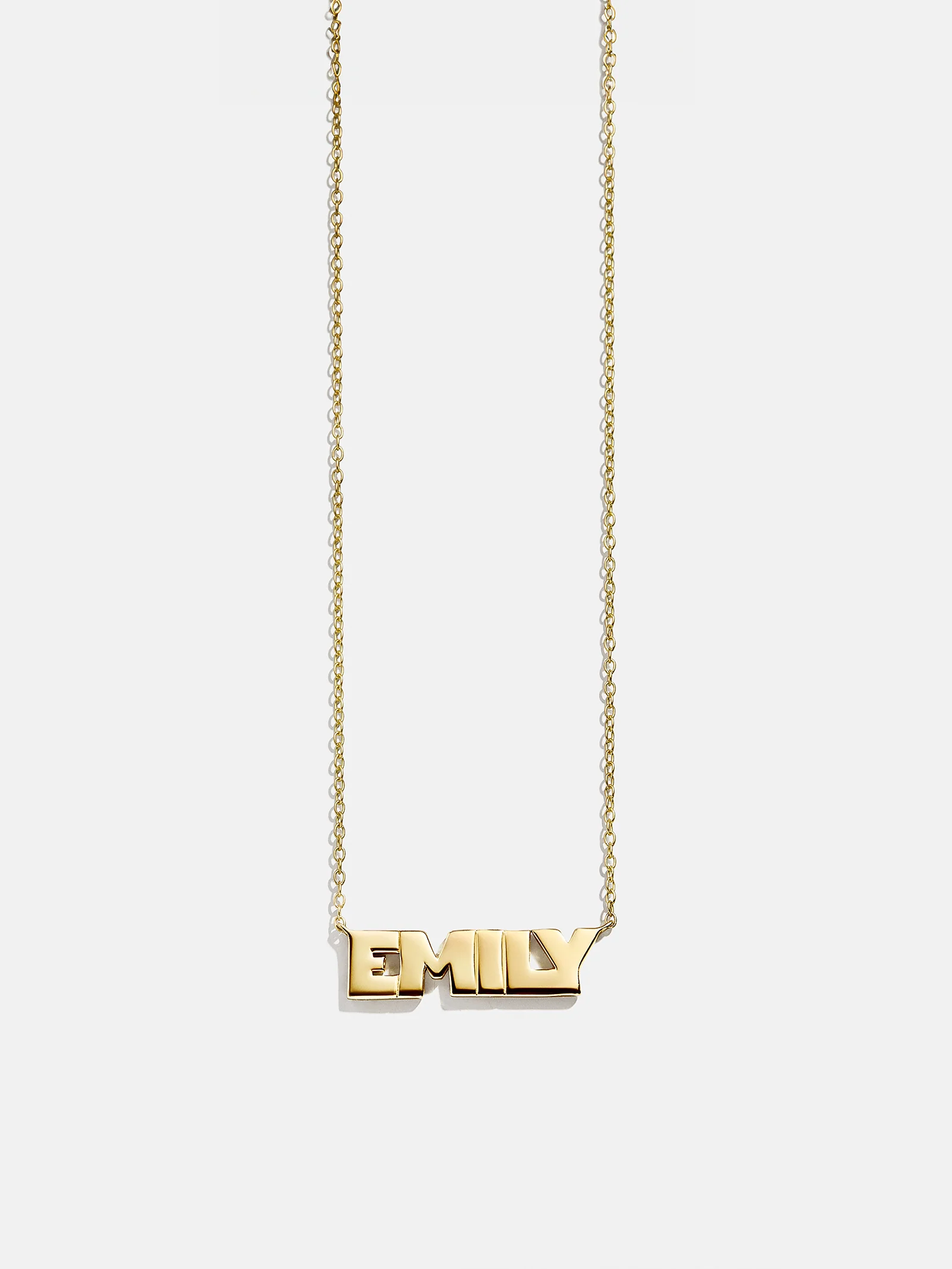 18K Gold Custom Nameplate Necklace - NYC