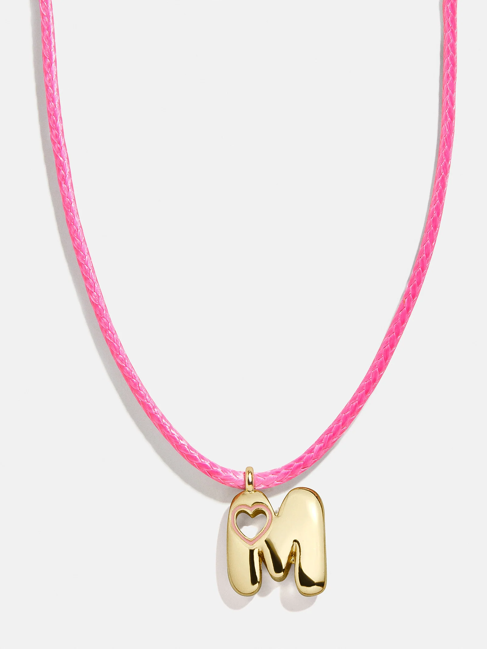 Pretty in Pink Kids Initial Necklace - Light Pink