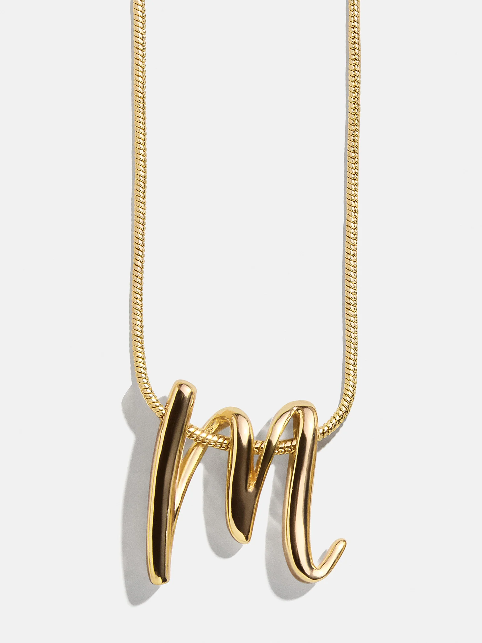 Classic Script Initial Necklace - Classic Script