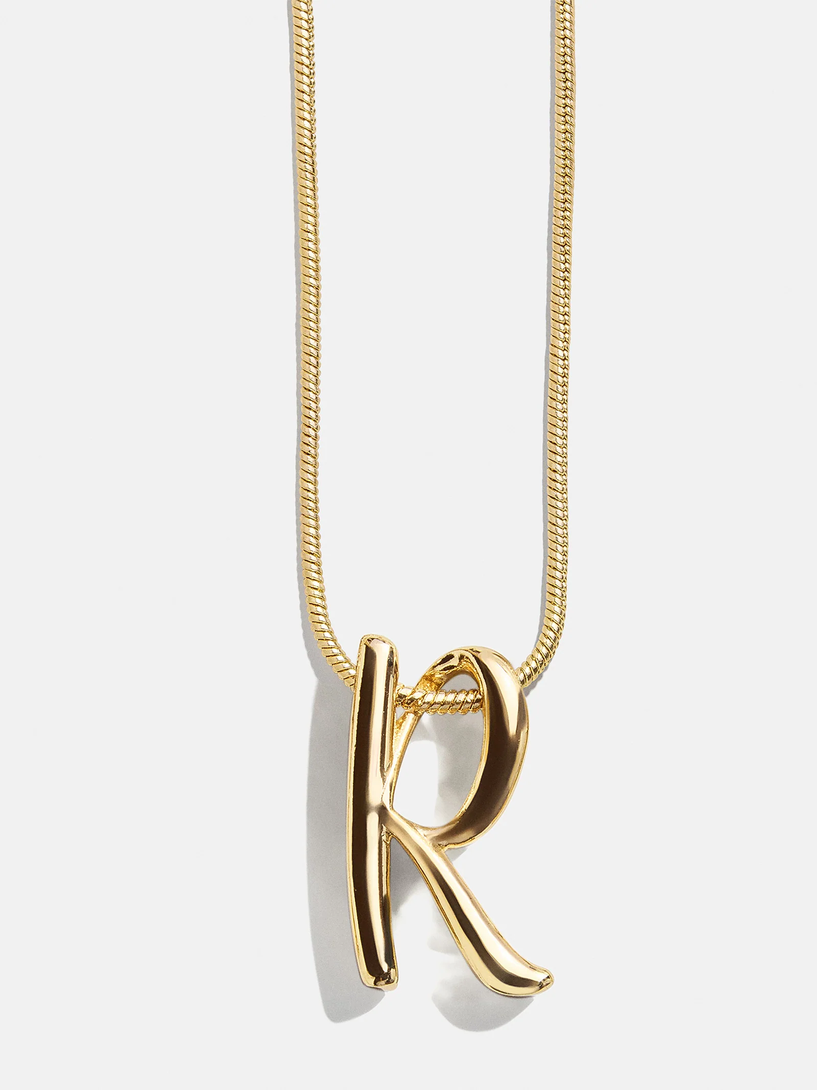 Classic Script Initial Necklace - Classic Script