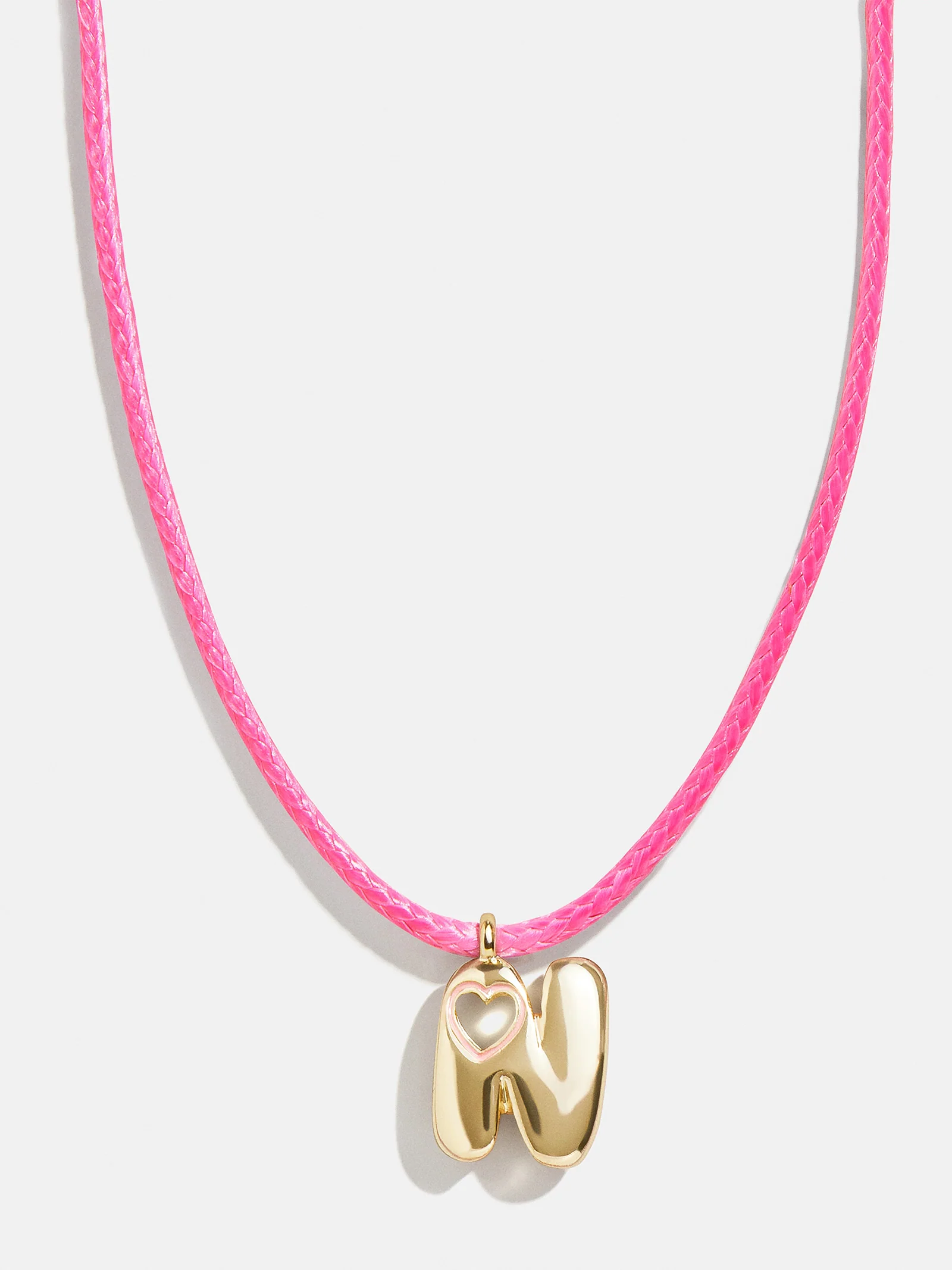 Pretty in Pink Kids Initial Necklace - Light Pink