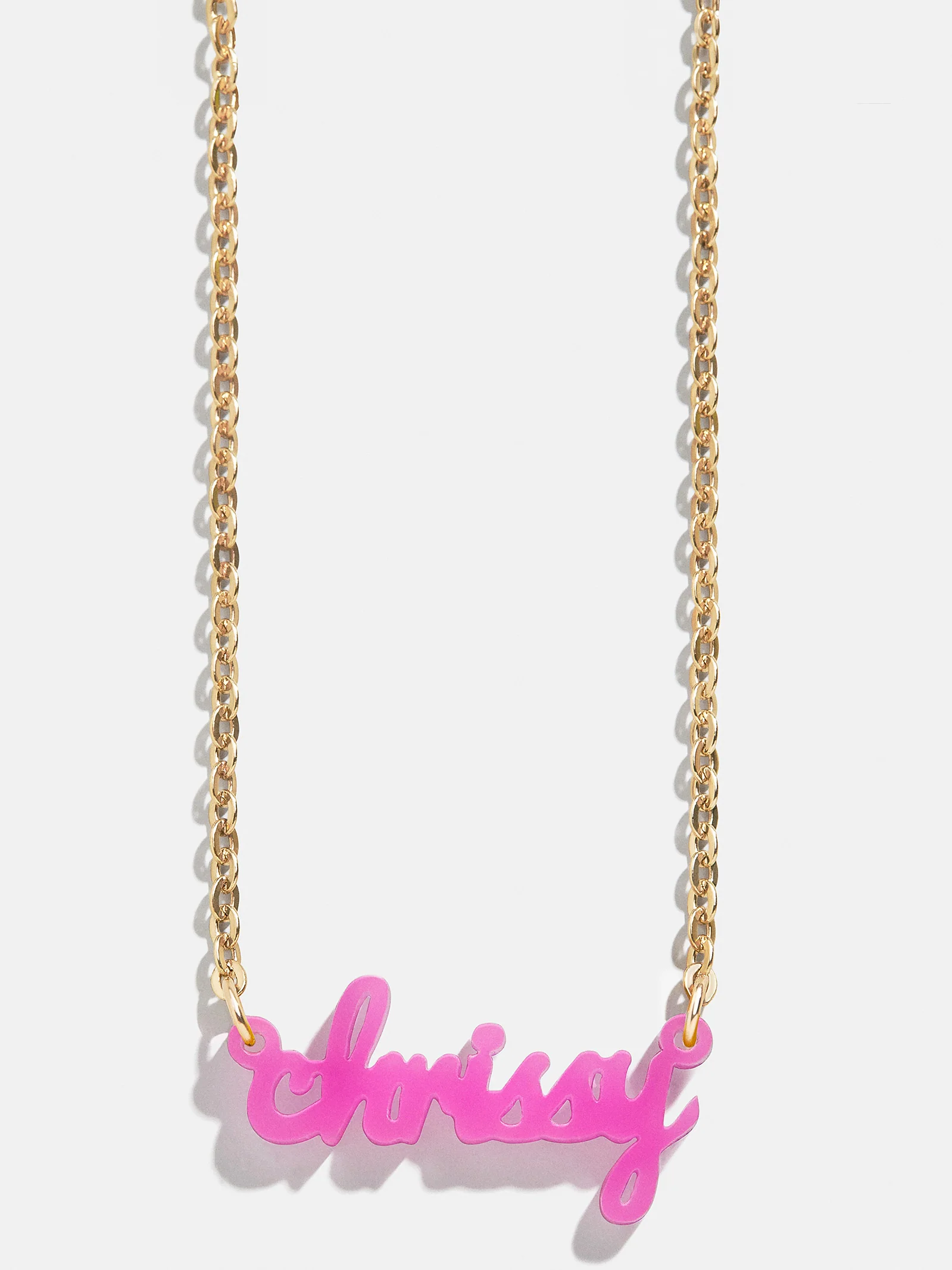 Acrylic Custom Nameplate Necklace
