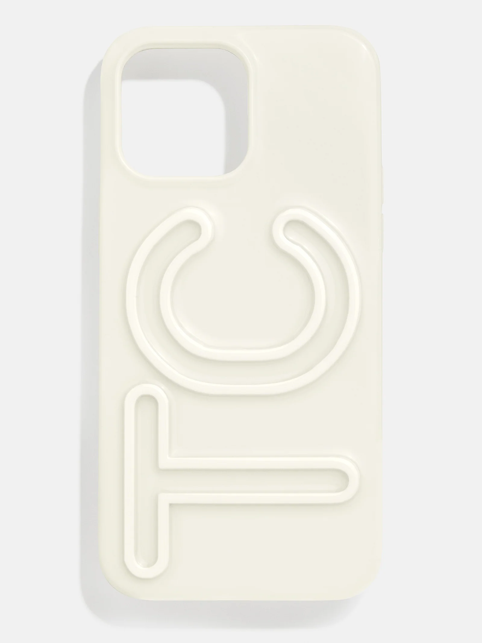Fine Line Custom iPhone Case - White