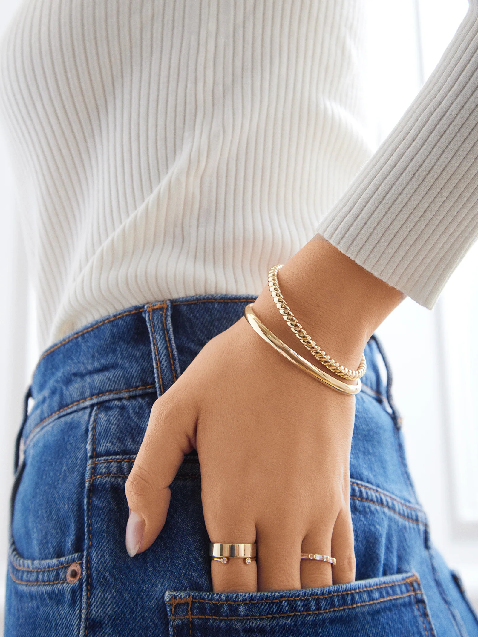 Arlo Cuff Bracelet Set - Classic Cuff Set
