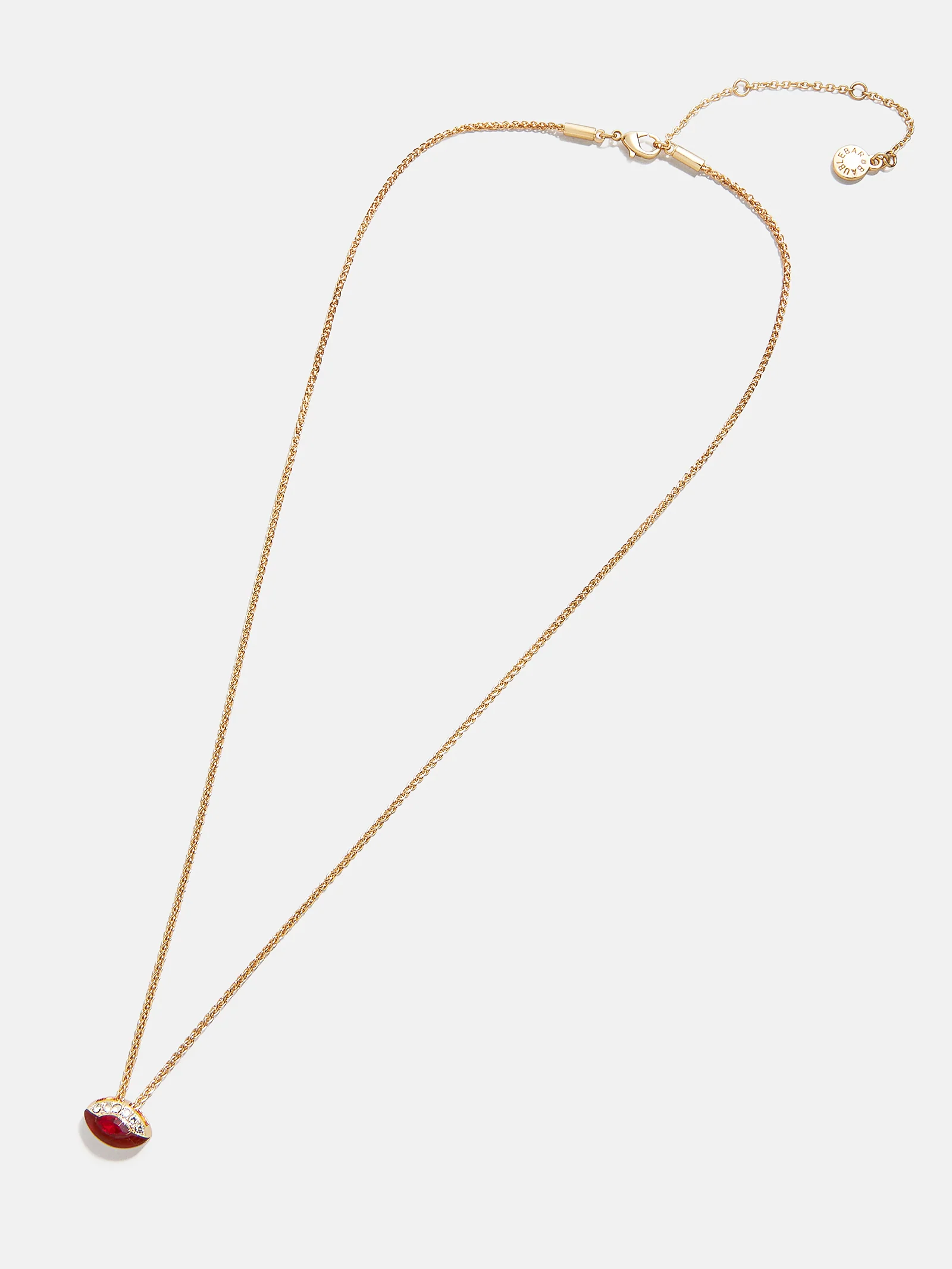 Clove Semi-Precious Birthstone Necklace - Garnet