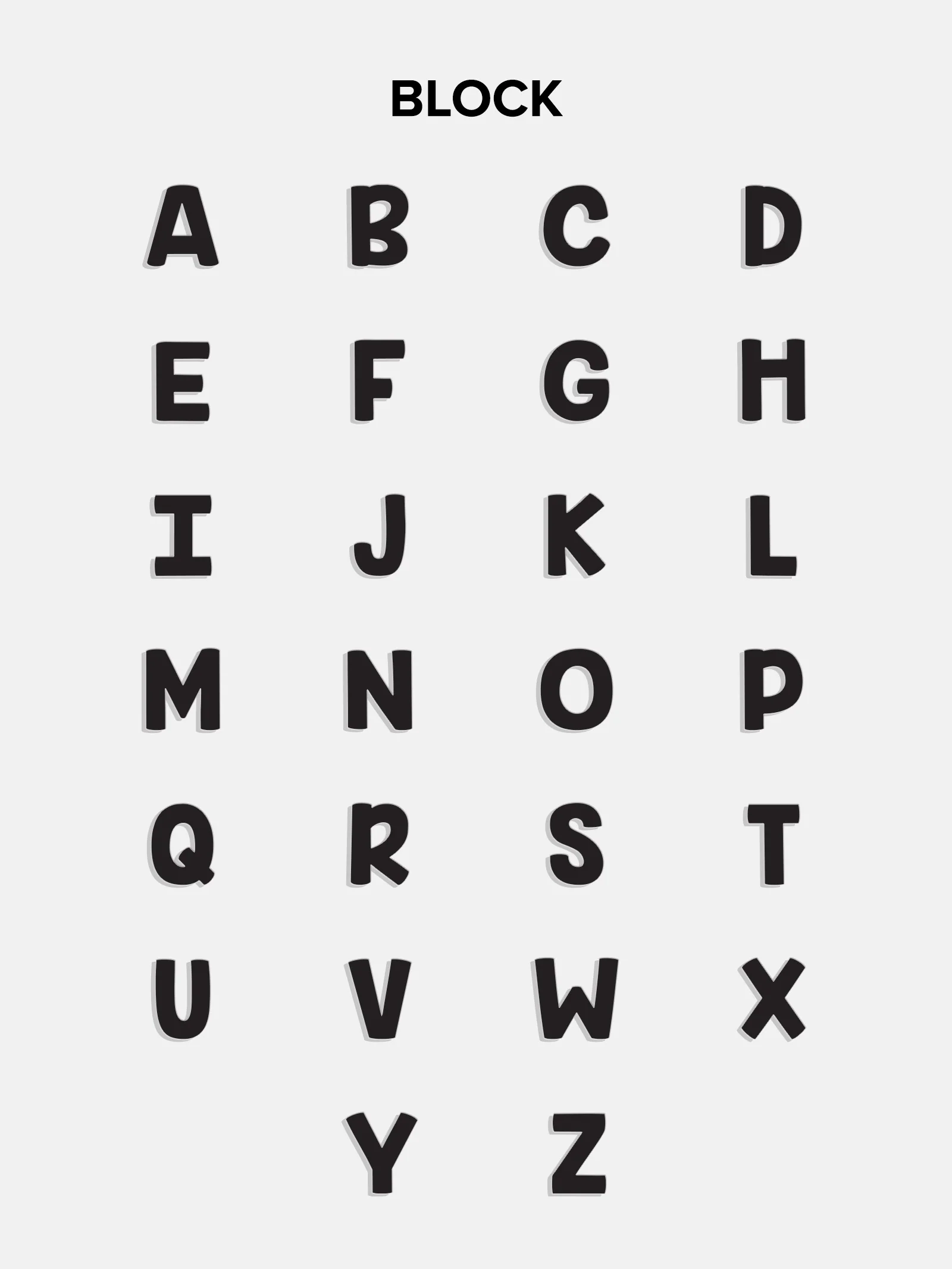 18K Gold Single Initial Earring - Classic Initial