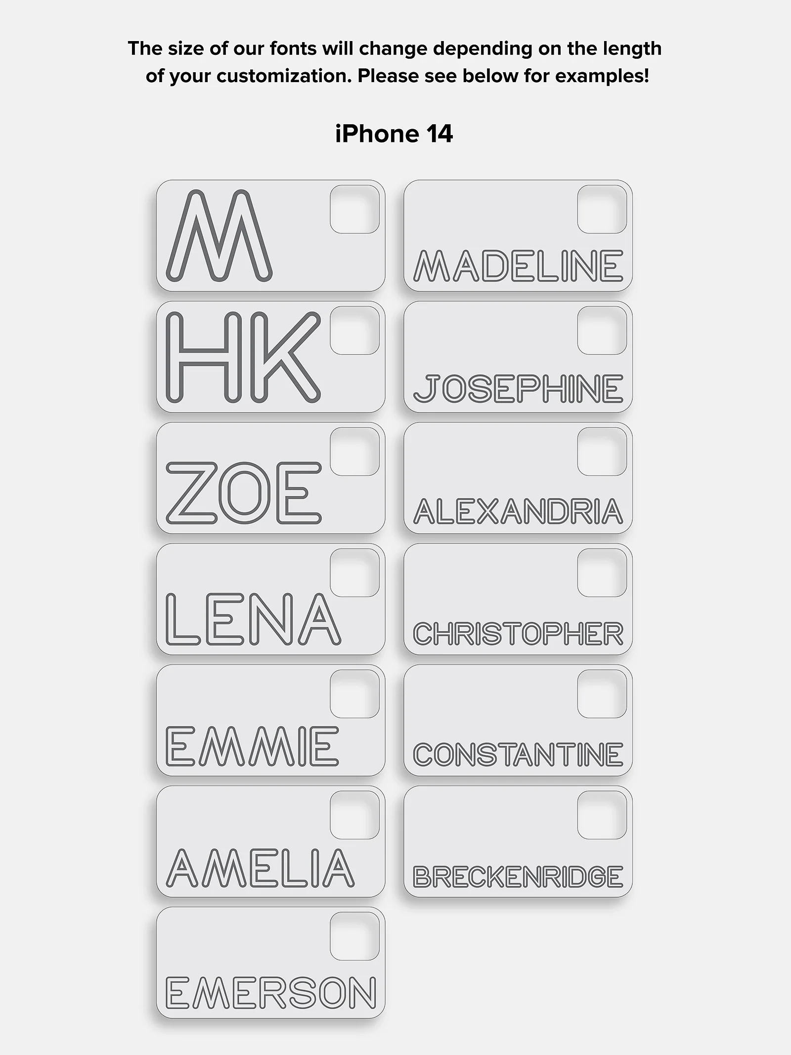 Fine Line Custom iPhone Case - Lavender