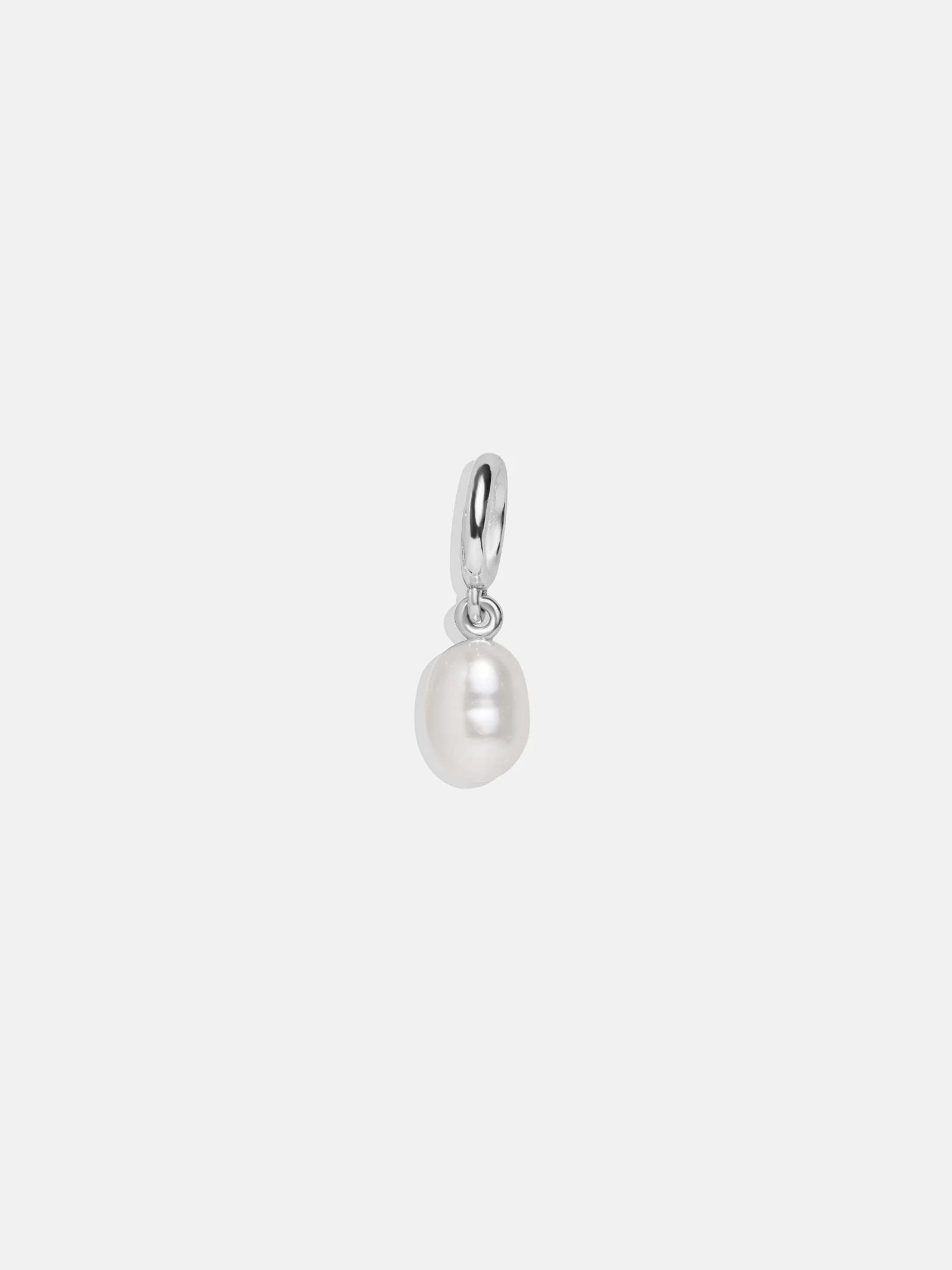 Silver Freshwater Pearl Cluster Charm - Freshwater Pearl