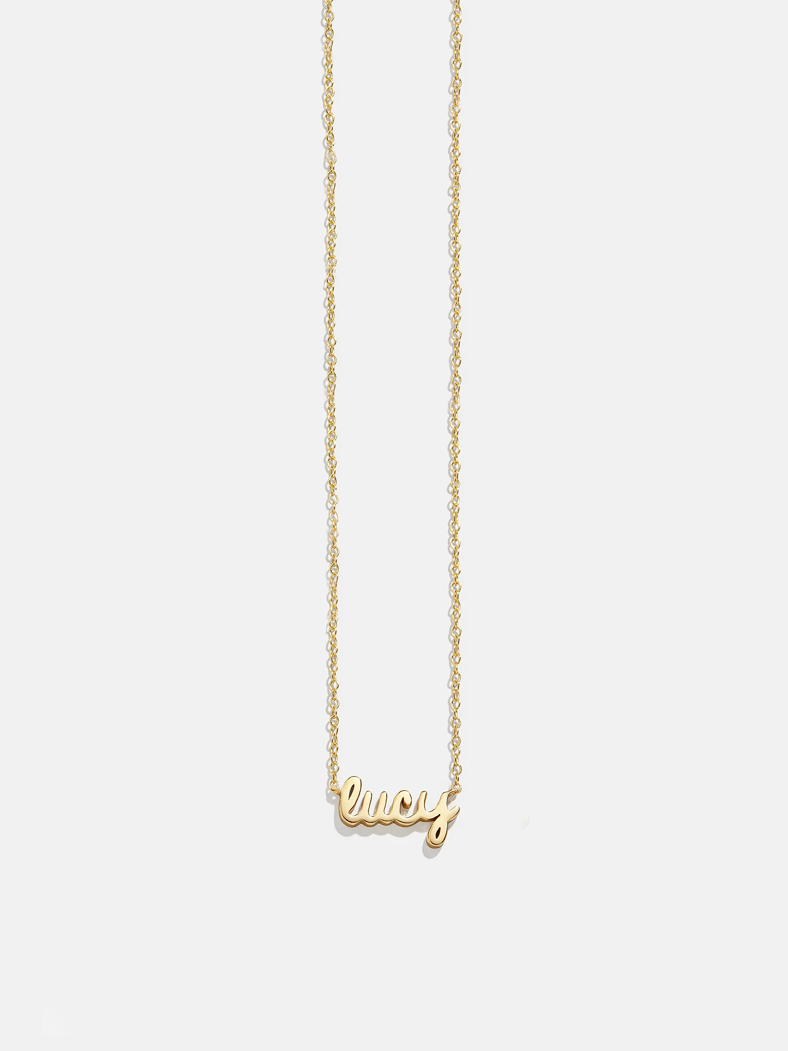18K Gold Custom Nameplate Necklace - Mini Melbourne