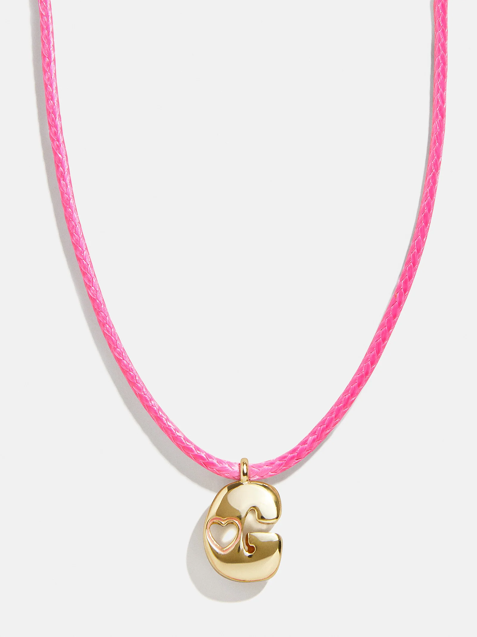 Pretty in Pink Kids Initial Necklace - Light Pink