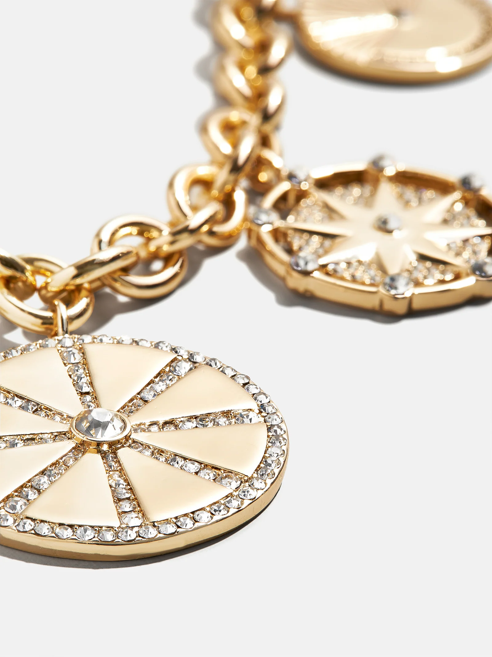 Galia Statement Charm Necklace - Round