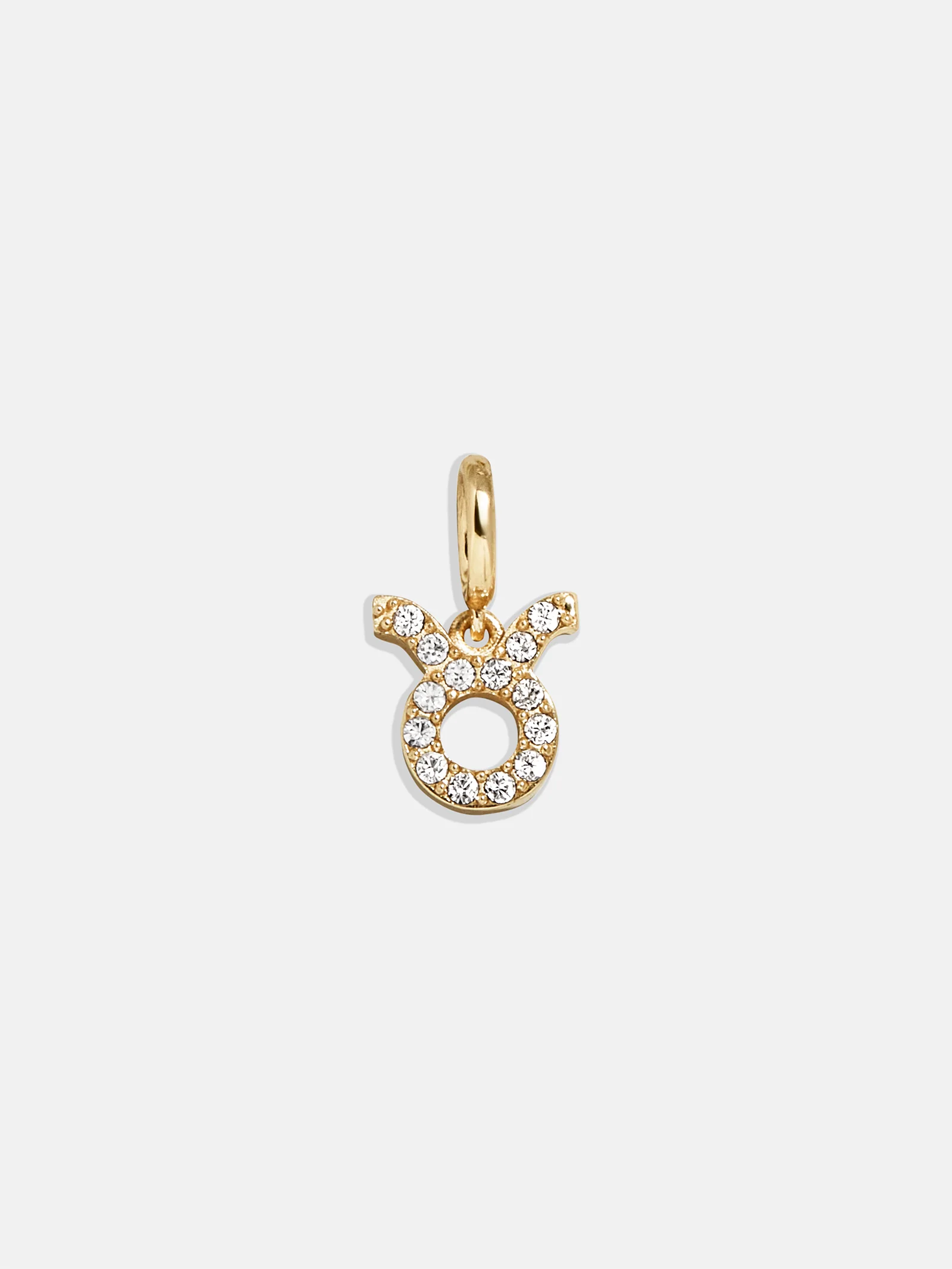 Pavé Zodiac Symbol Cluster Charm - Taurus