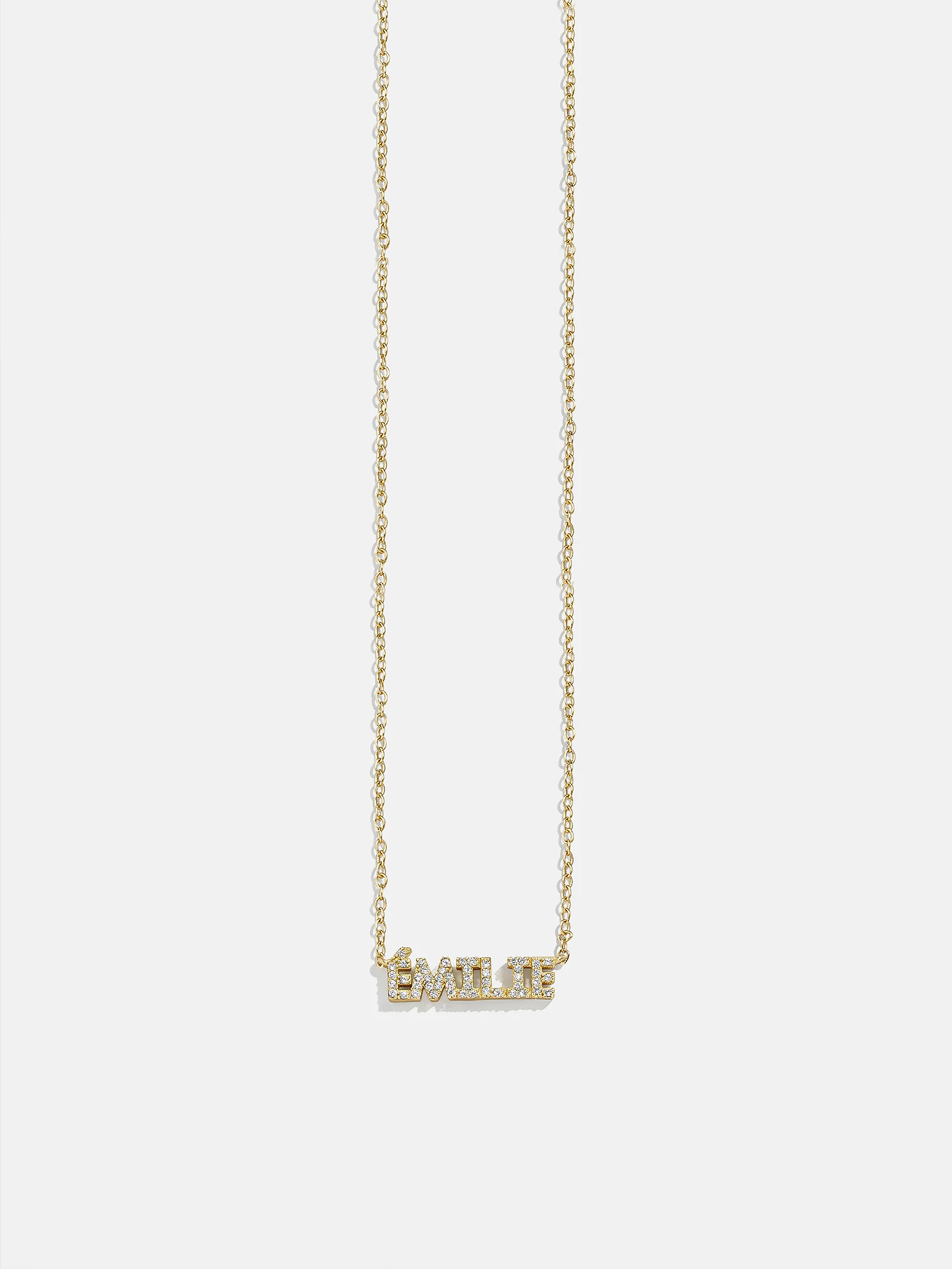 18K Gold Custom Nameplate Necklace - Mini Tokyo