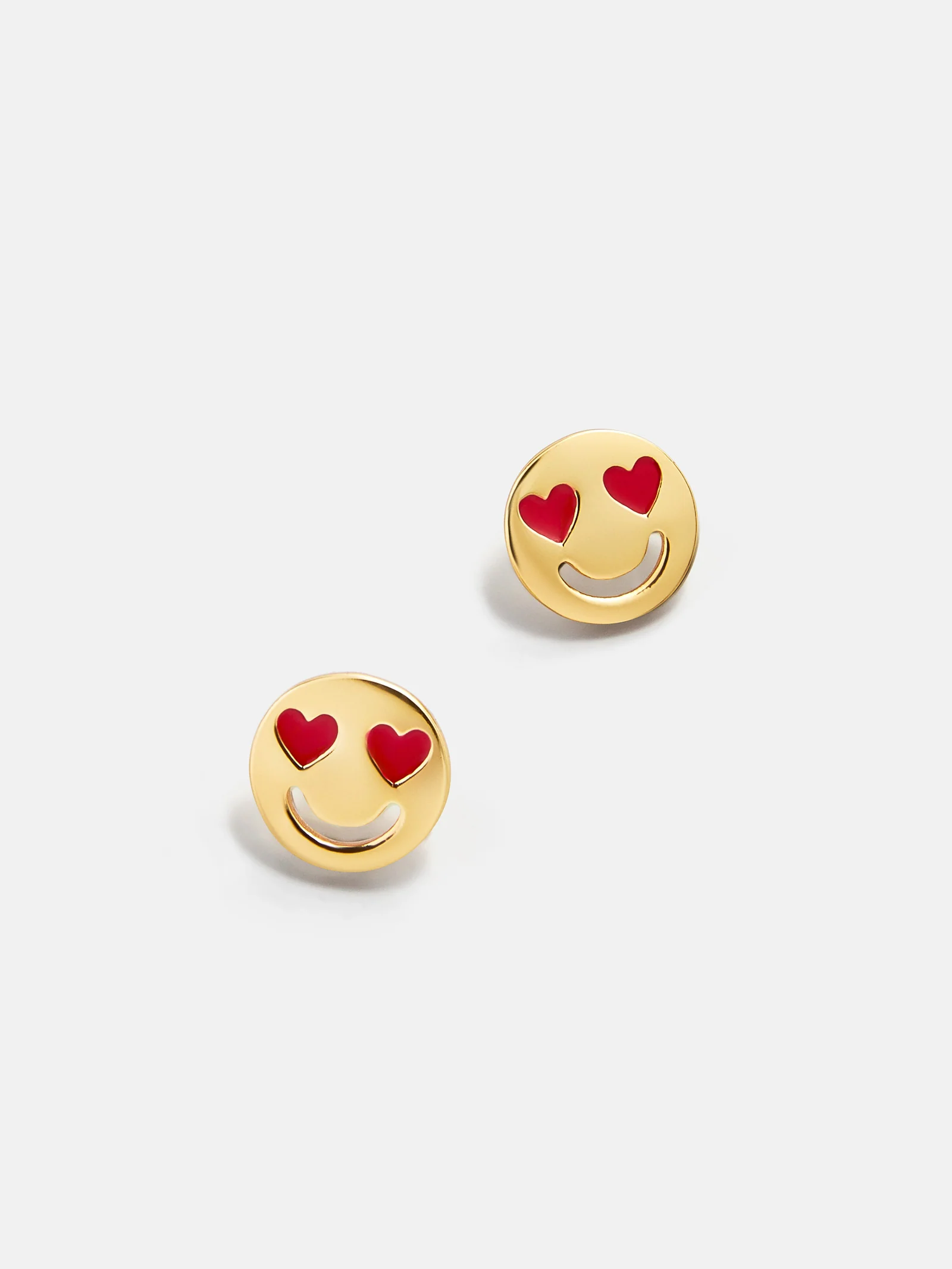 Kids' Heart Eye Emoji Earrings - Heart Eye Emoji