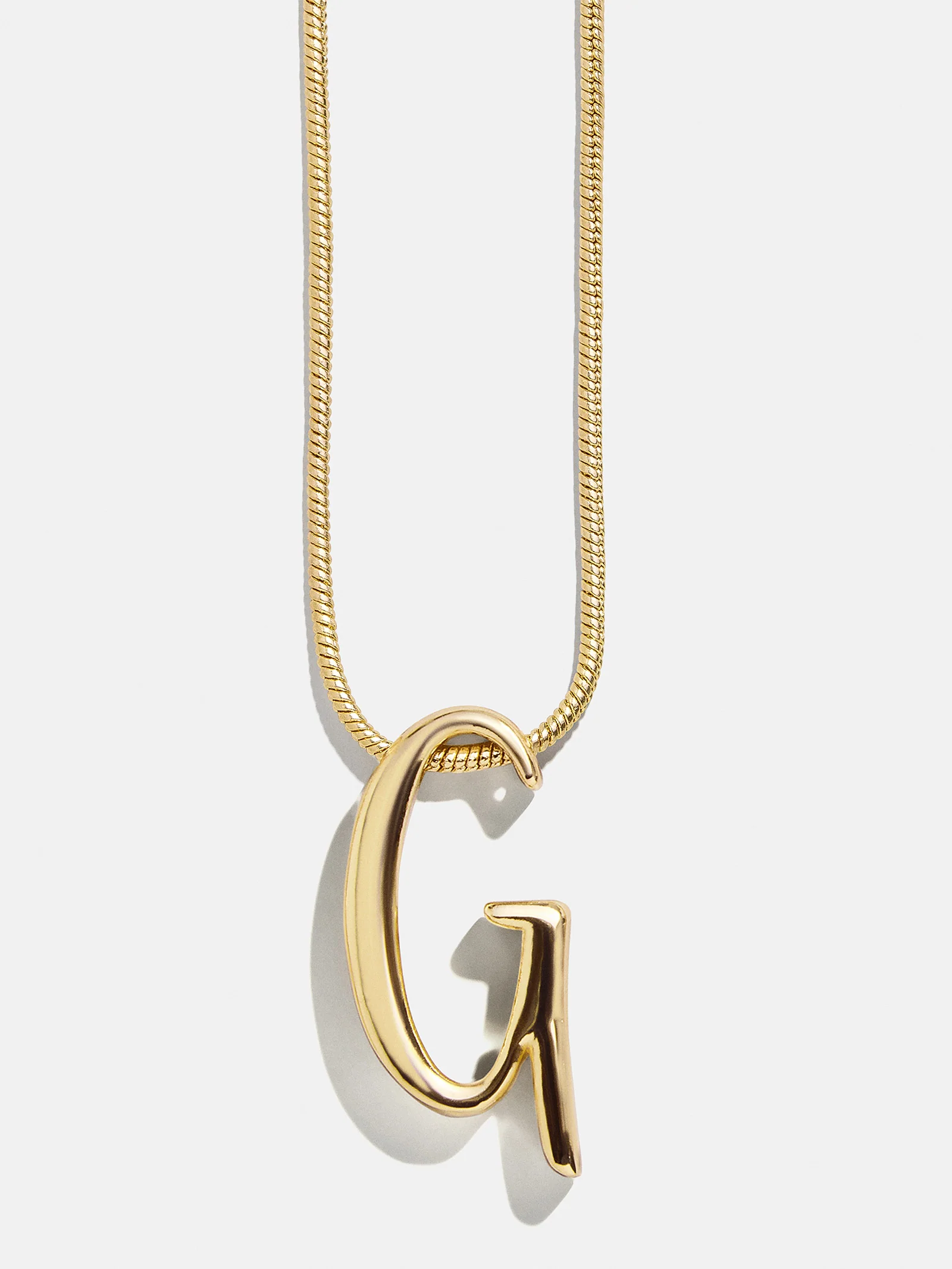 Classic Script Initial Necklace - Classic Script