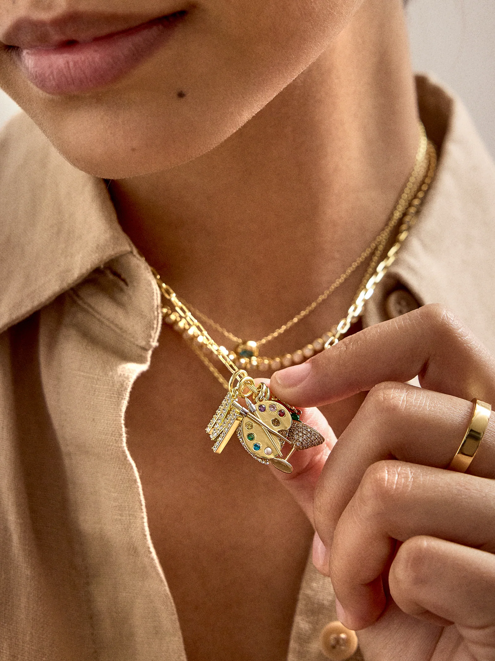 Food & Drink Cluster Charm - Martini