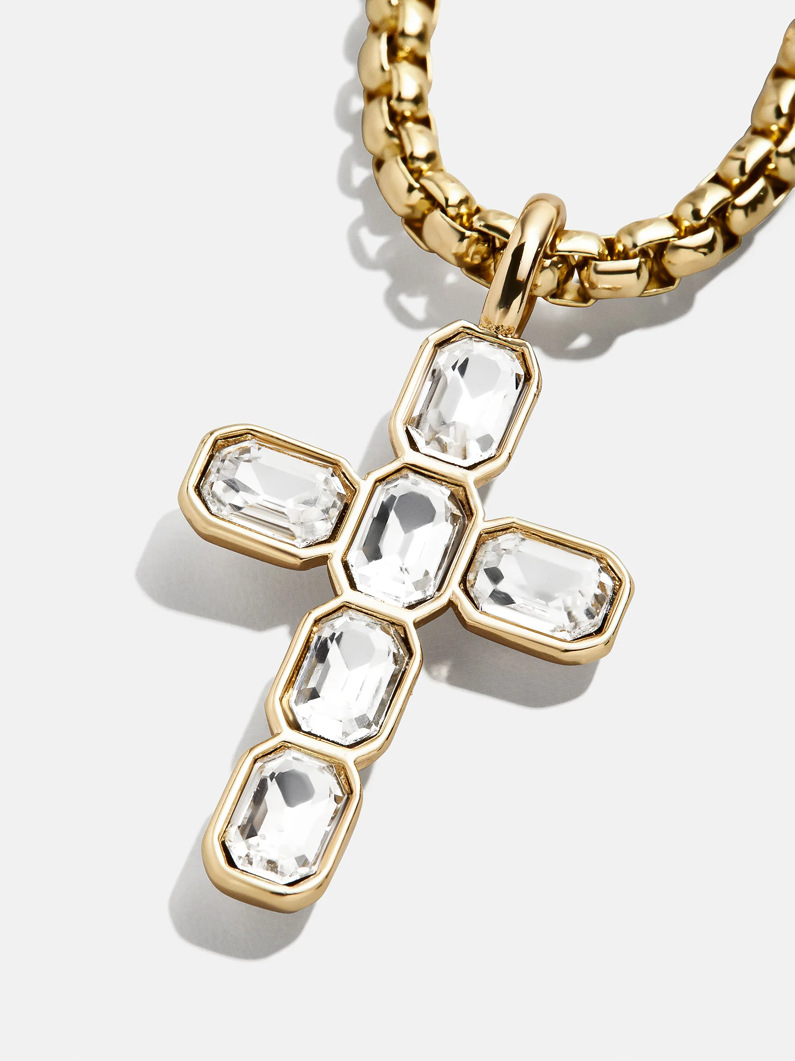 Mara Cross Necklace - Bezel Cross
