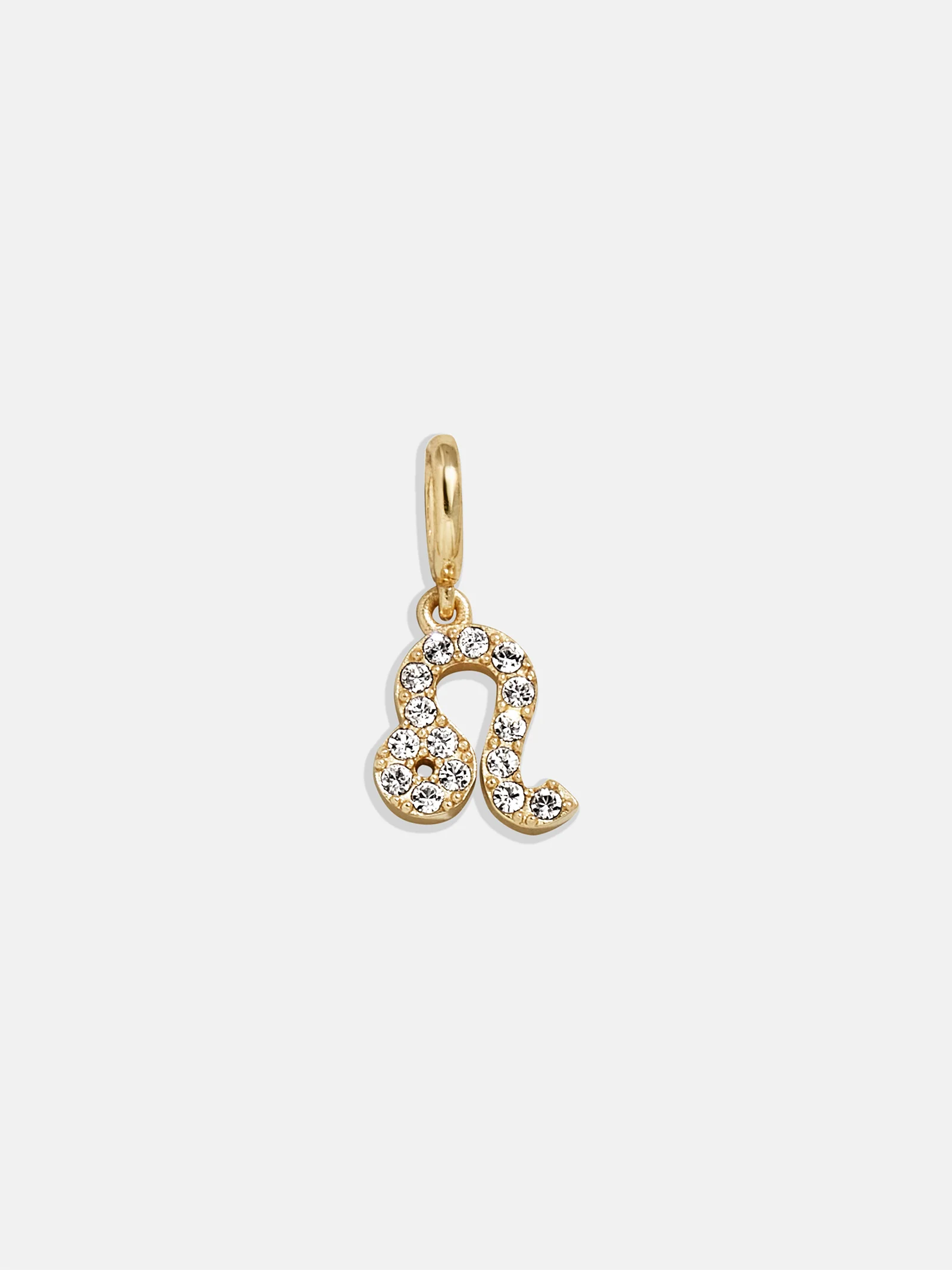 Pavé Zodiac Symbol Cluster Charm - Leo