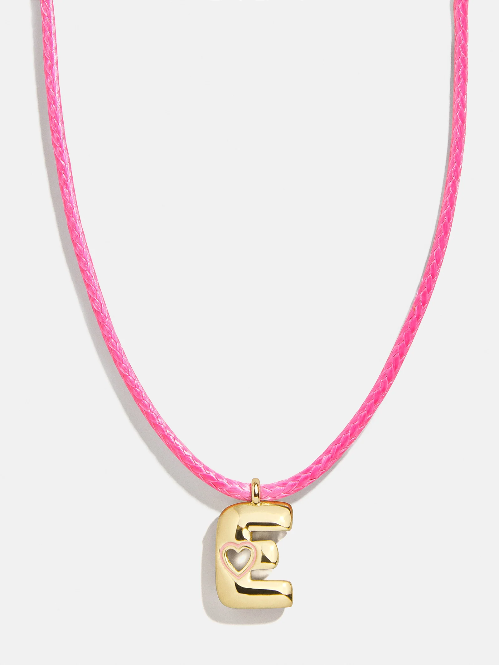 Pretty in Pink Kids Initial Necklace - Light Pink