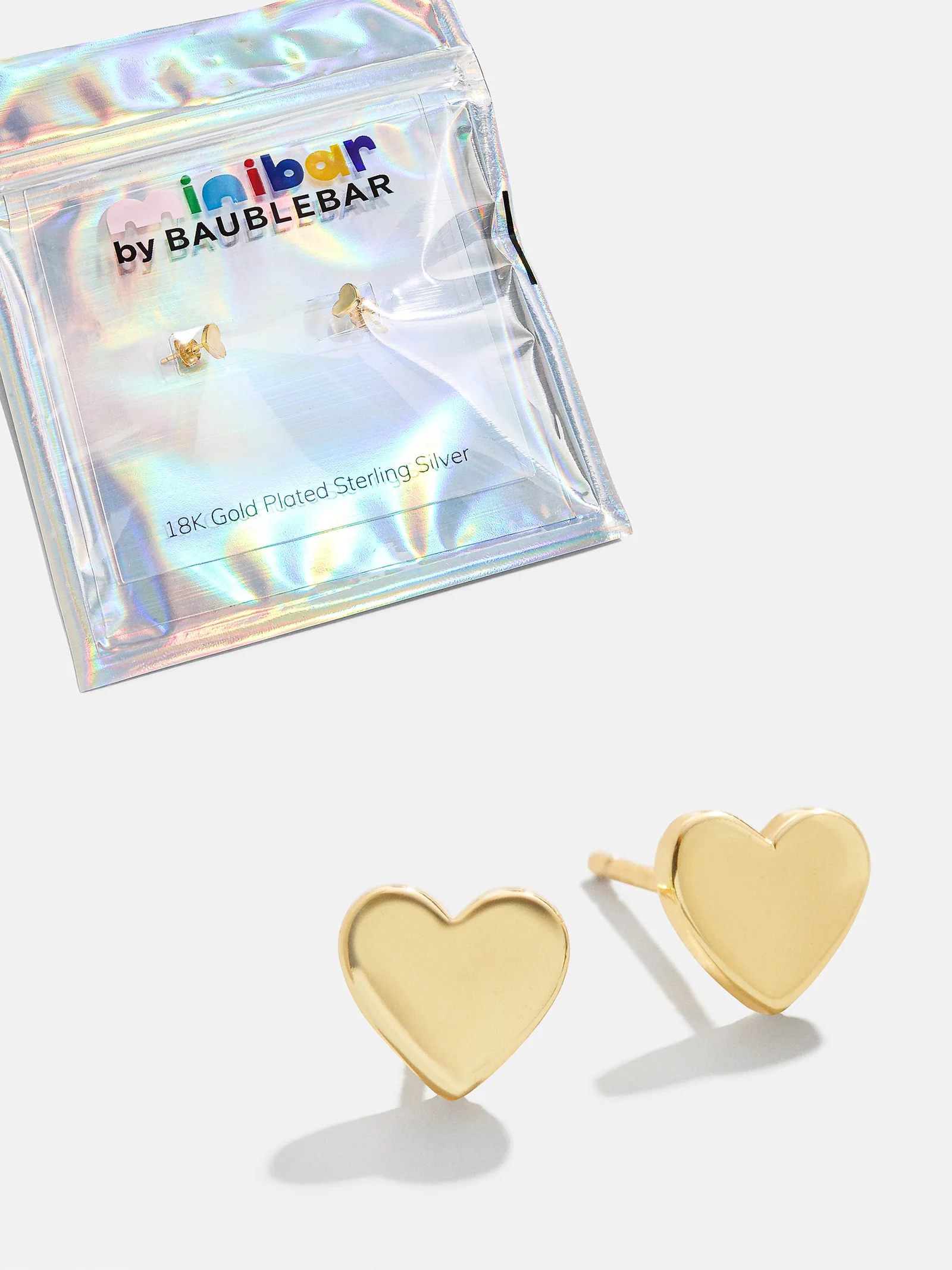 Whole Lotta Heart 18K Gold Kids' Earrings - Heart
