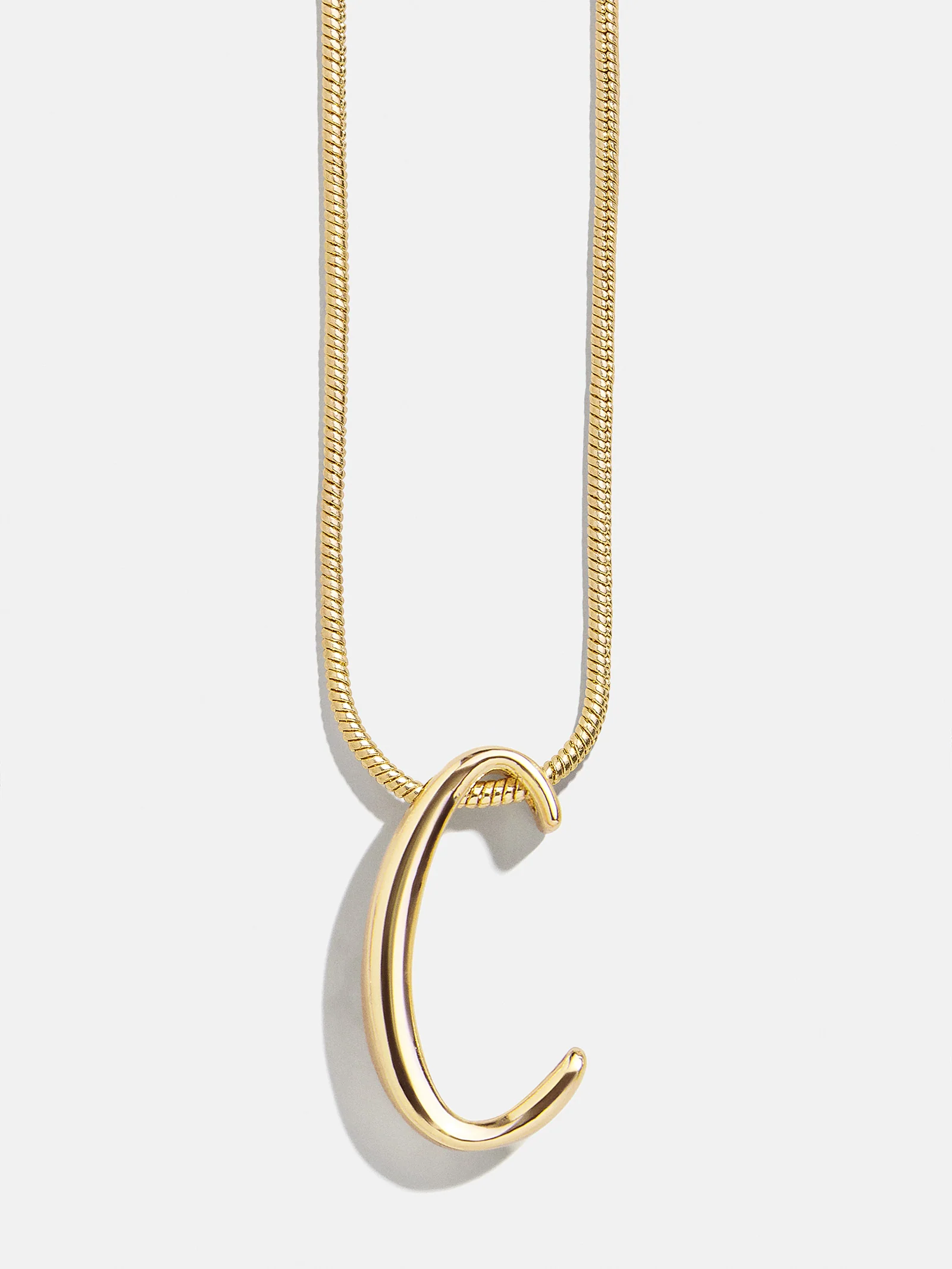 Classic Script Initial Necklace - Classic Script