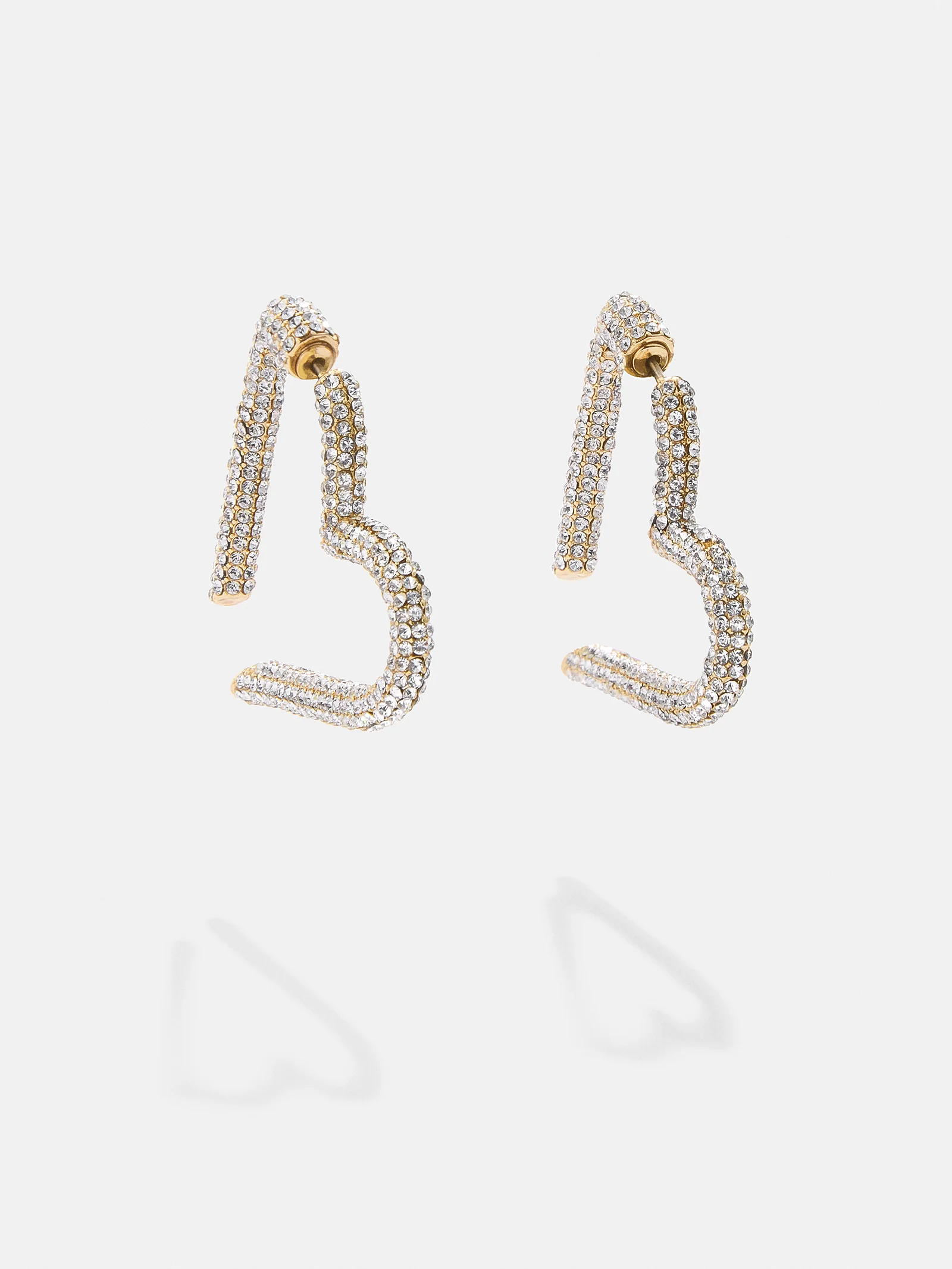 Emory Earrings - Gold/Pavé