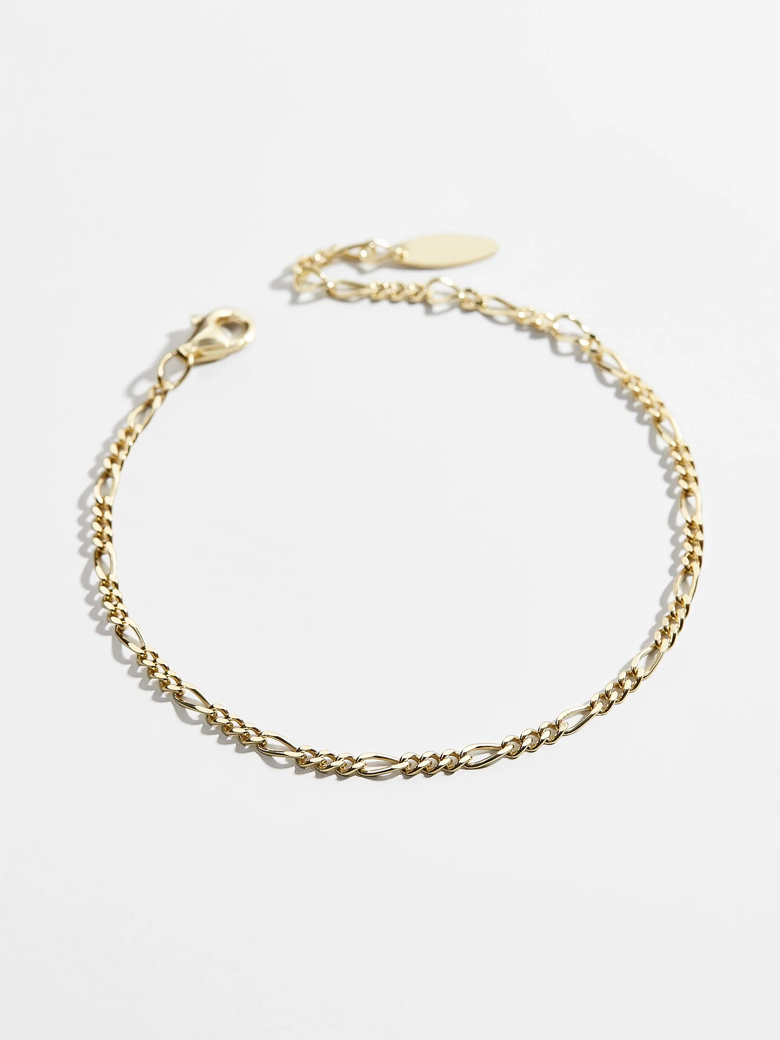 Figaro 18K Gold Bracelet - Gold