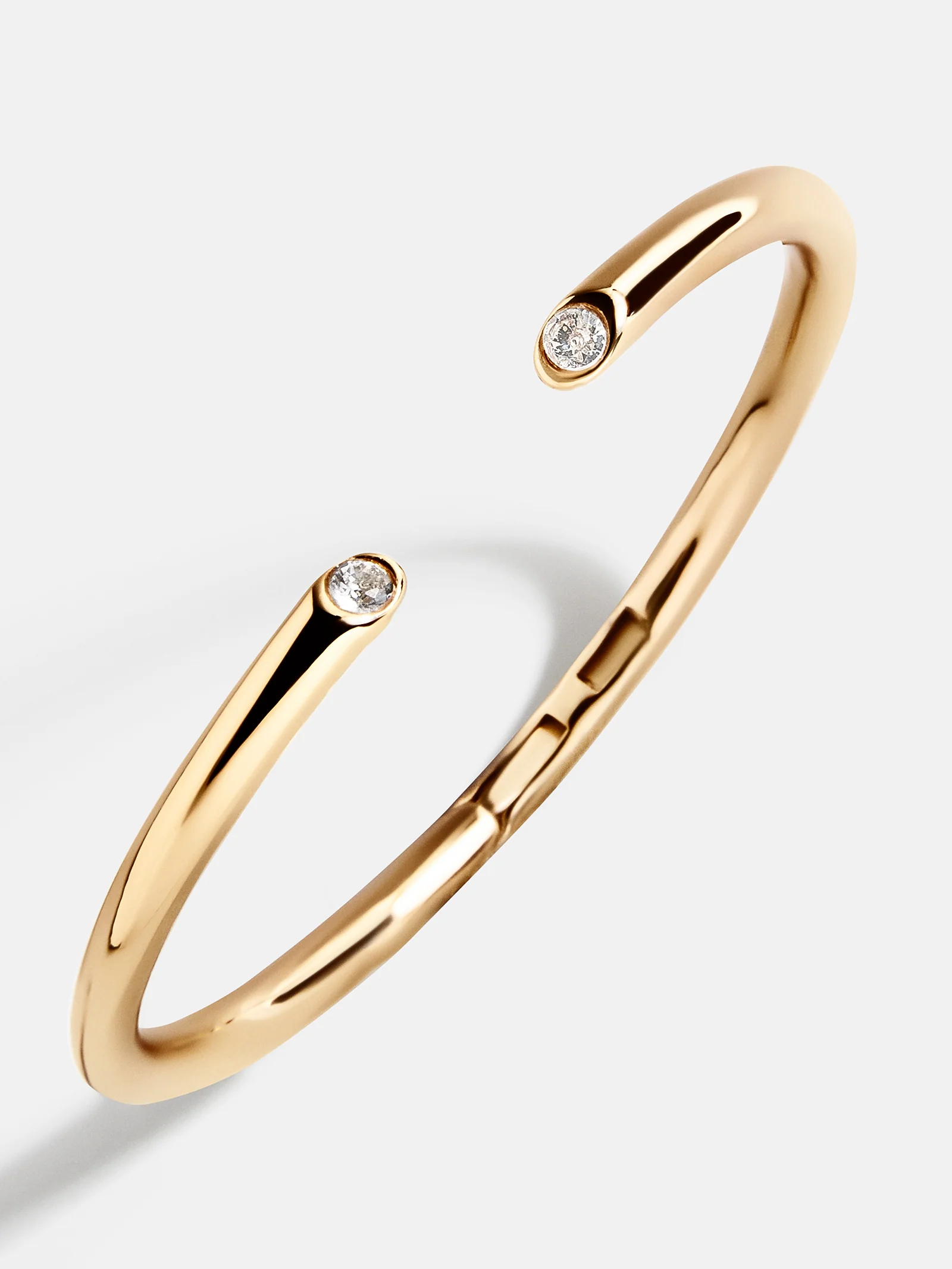 Clara Classic Bezel Cuff - Gold