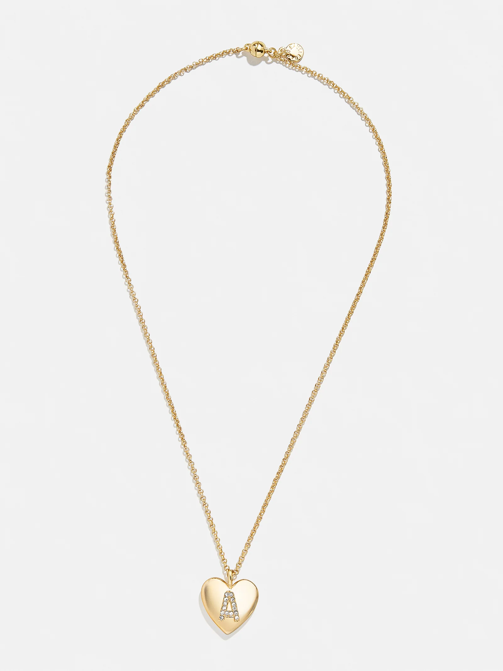 Little Love Kids' Initial Heart Necklace - Gold