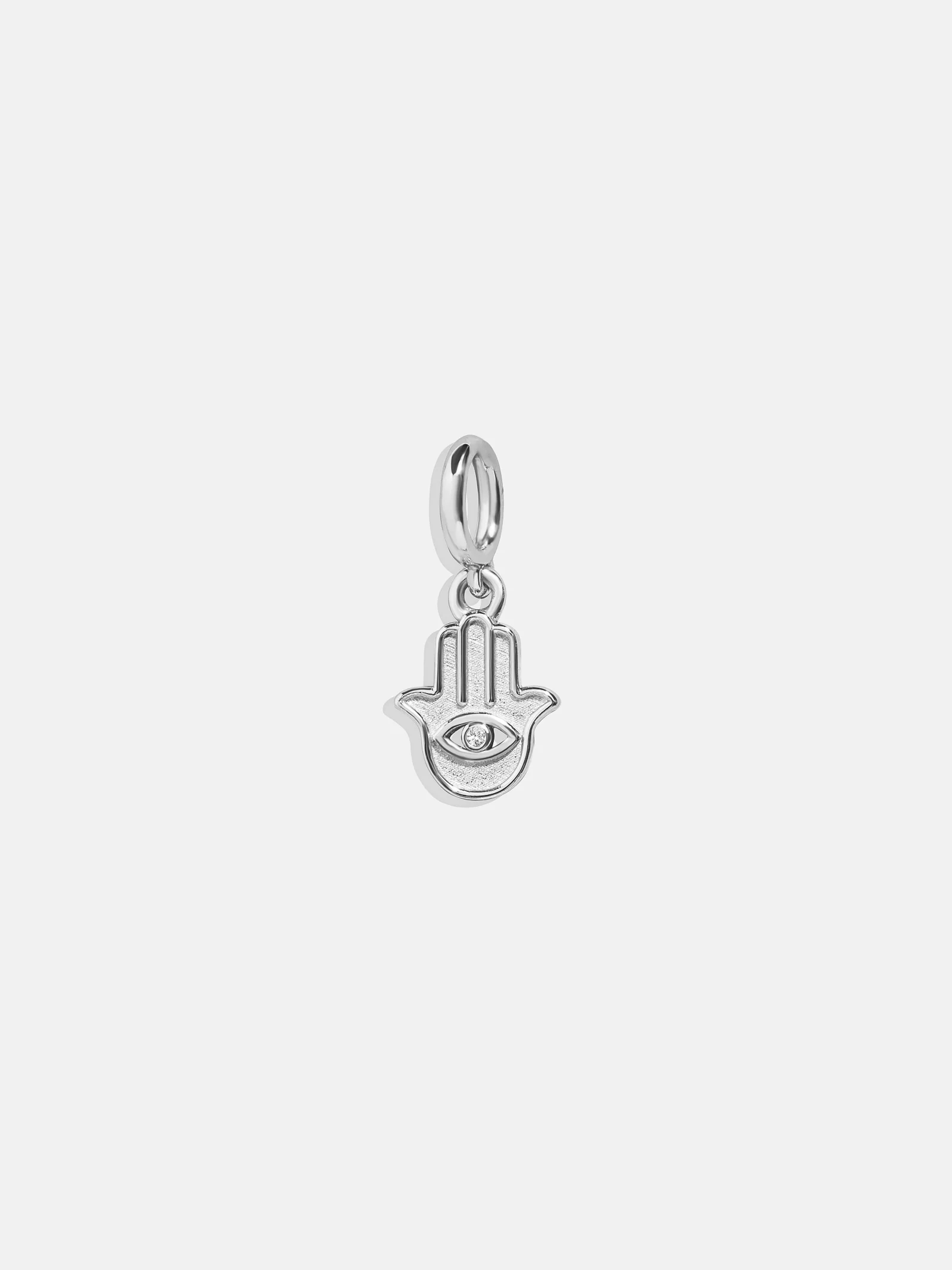 Hamsa Silver Cluster Charm - Hamsa