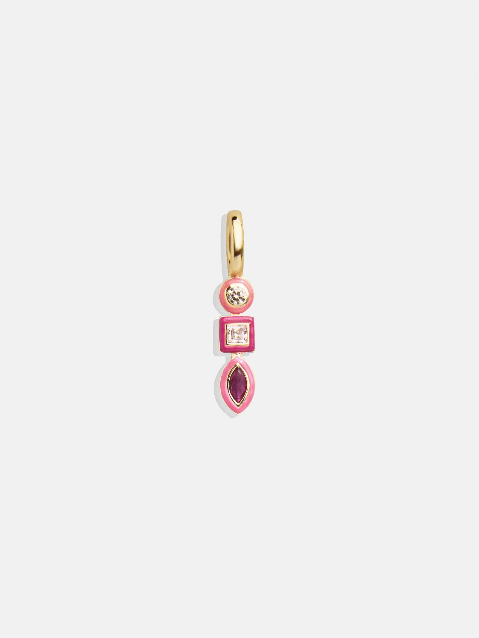 Jeweled Cluster Charm - Pink