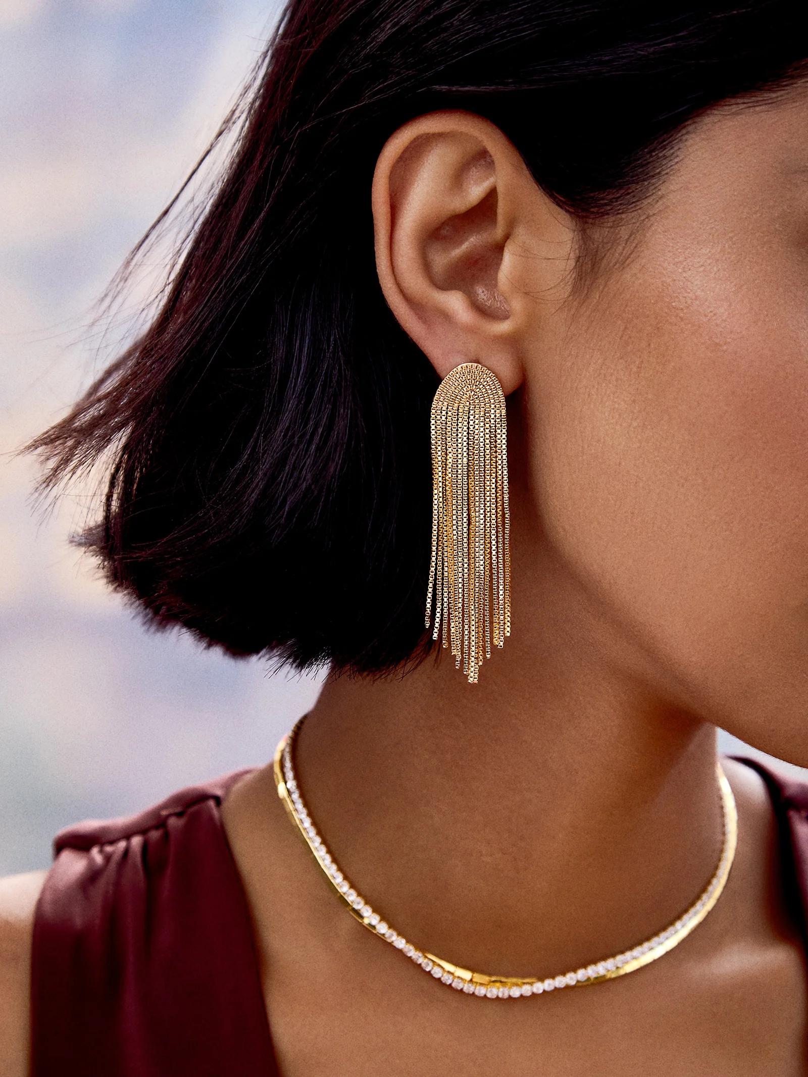 Farrah Earrings - Gold