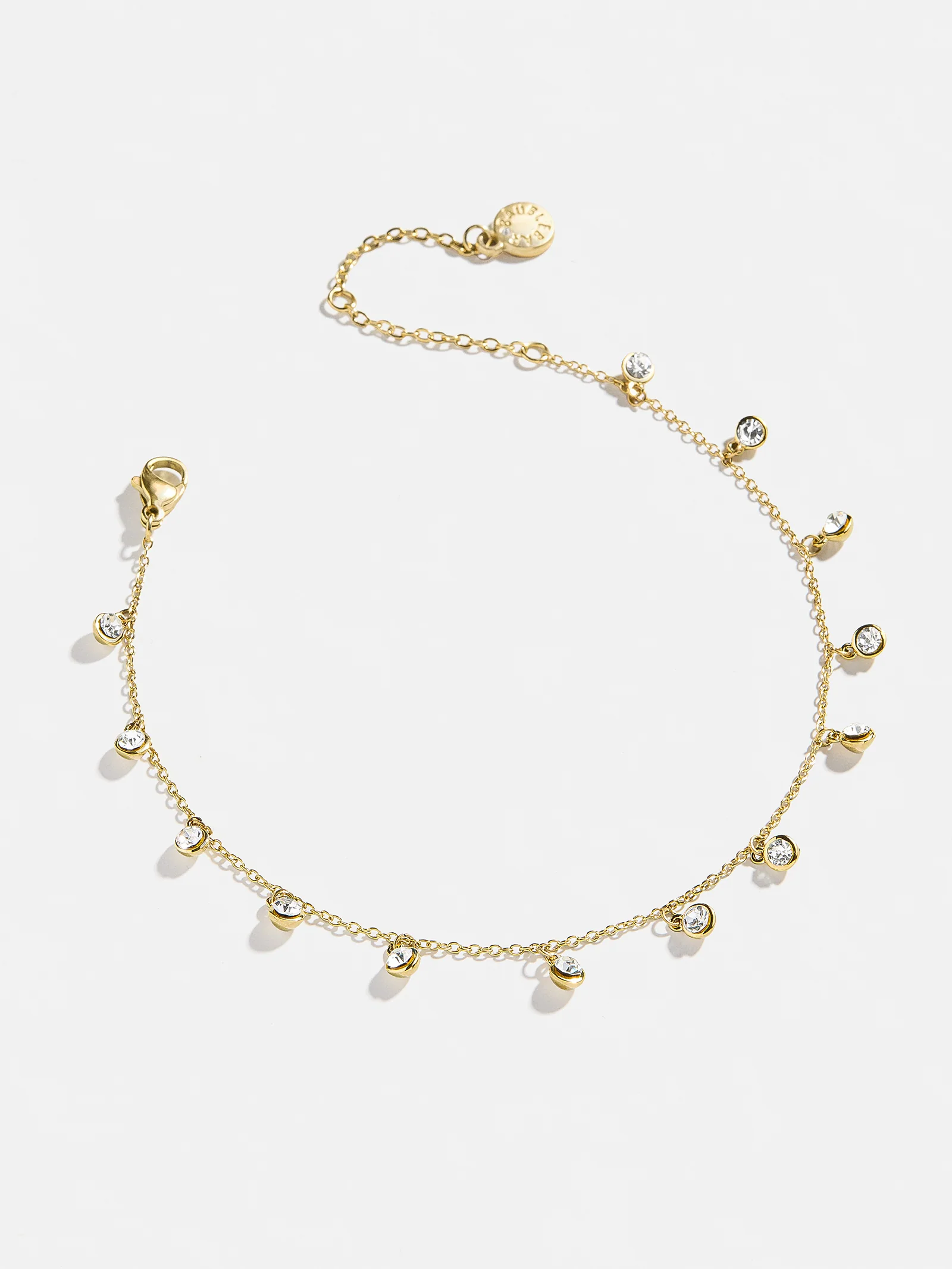 Clio Anklet - Gold/Pavé
