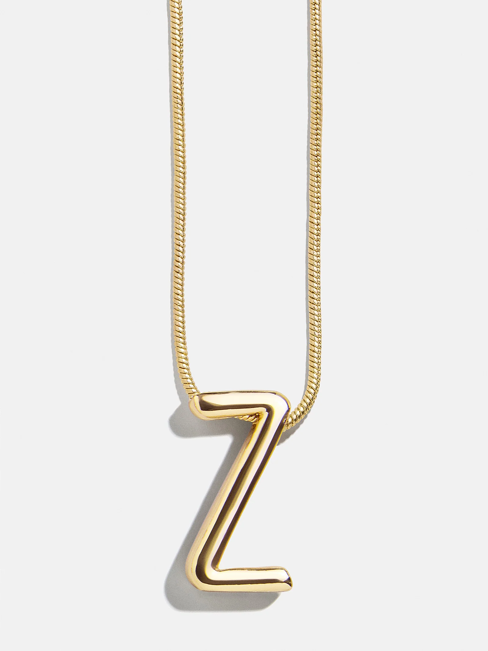 Classic Script Initial Necklace - Classic Script