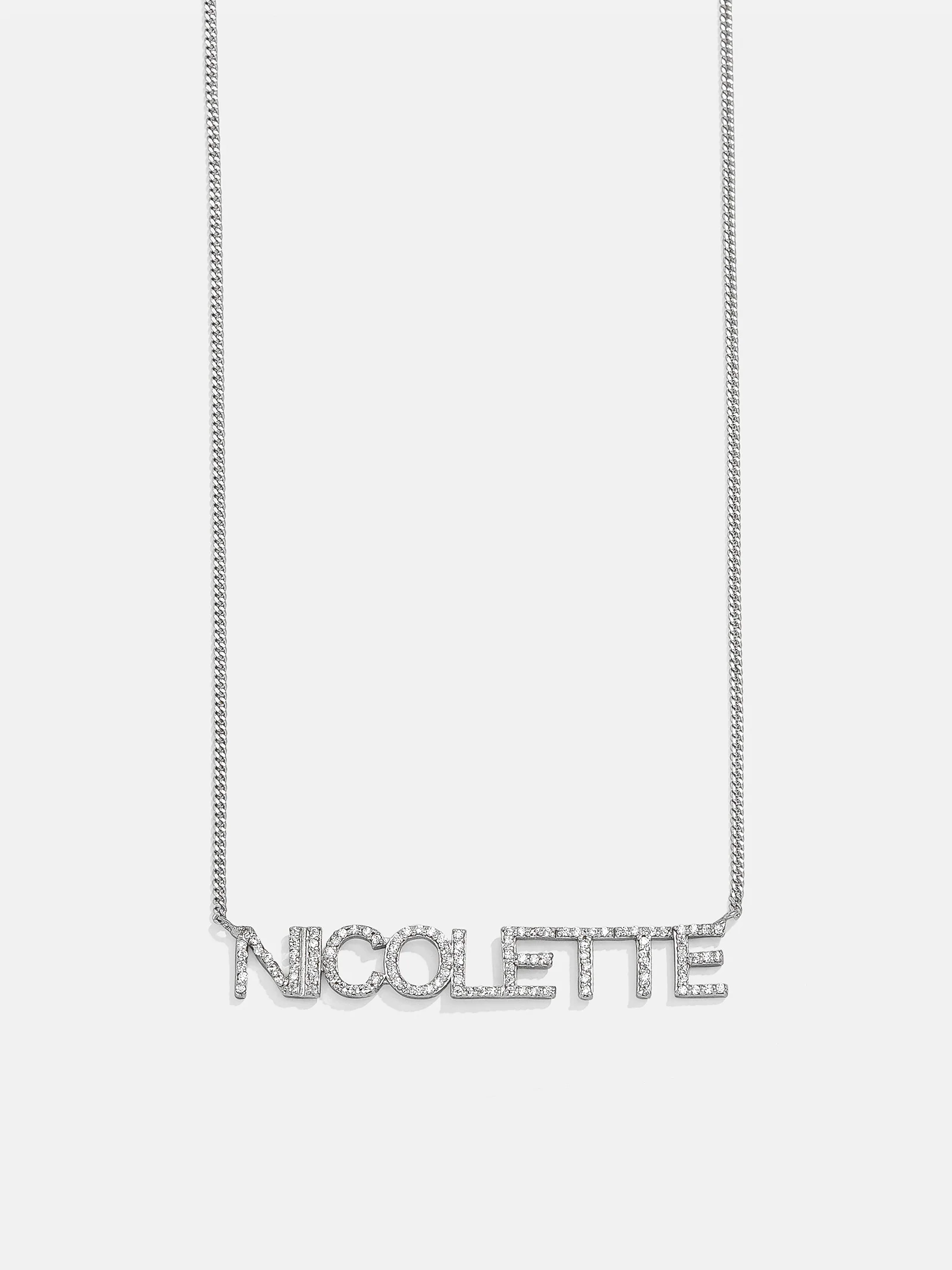 18K Gold Custom Nameplate Necklace - Tokyo