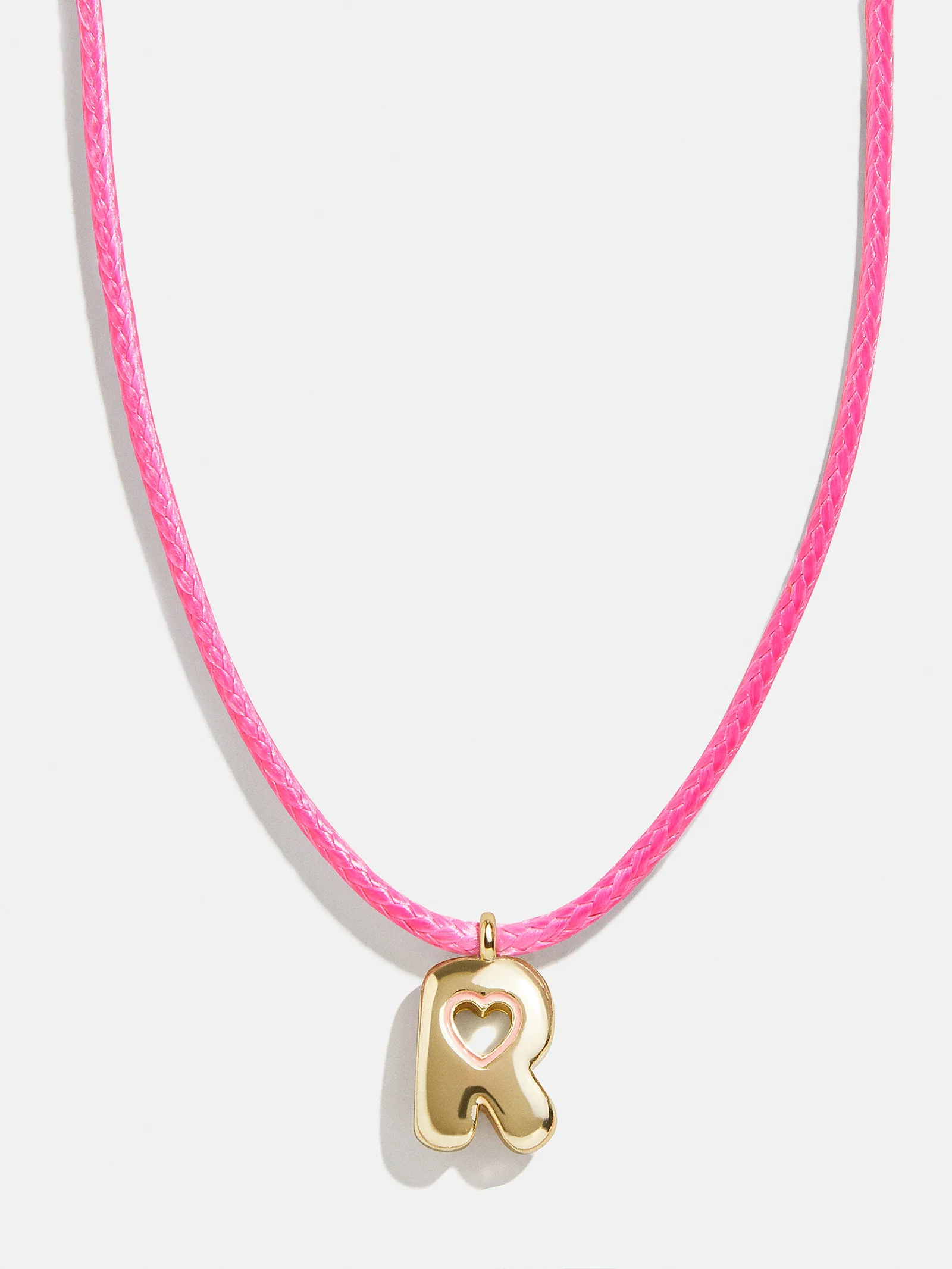 Pretty in Pink Kids Initial Necklace - Light Pink