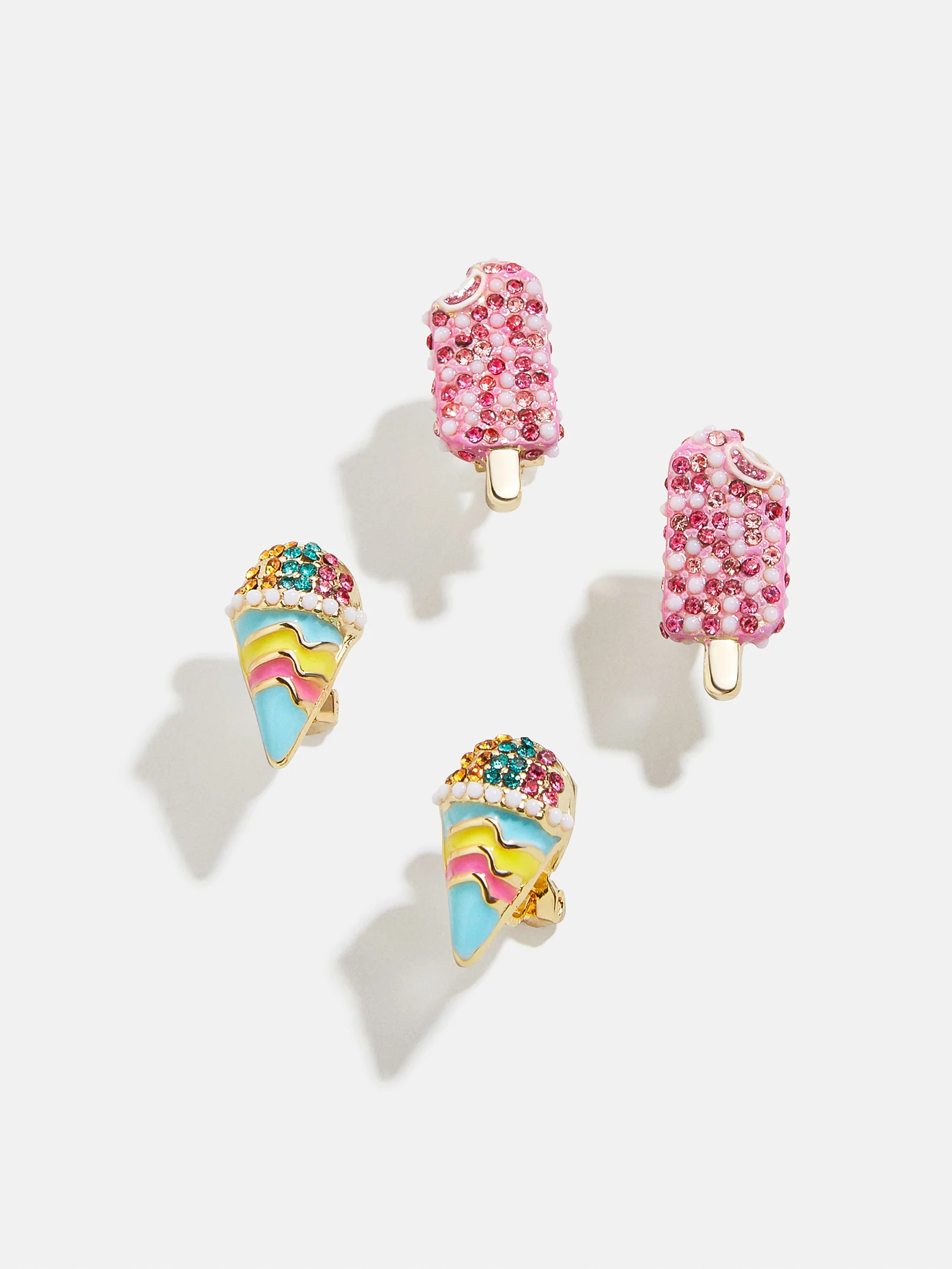 Sweet Treats Kids' Clip-On Earring Set - Snowcone